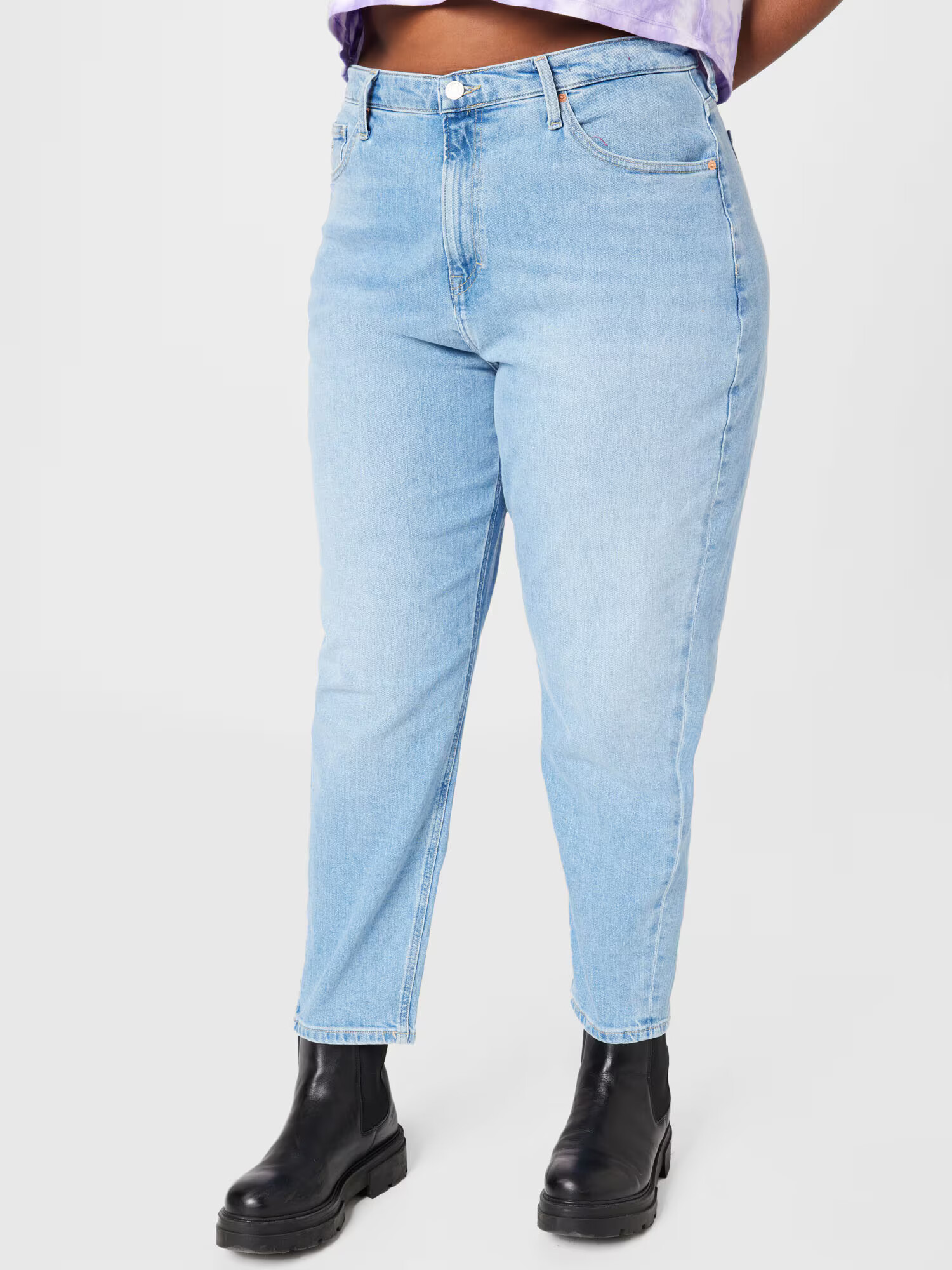 Tommy Jeans Curve Jeans albastru denim - Pled.ro