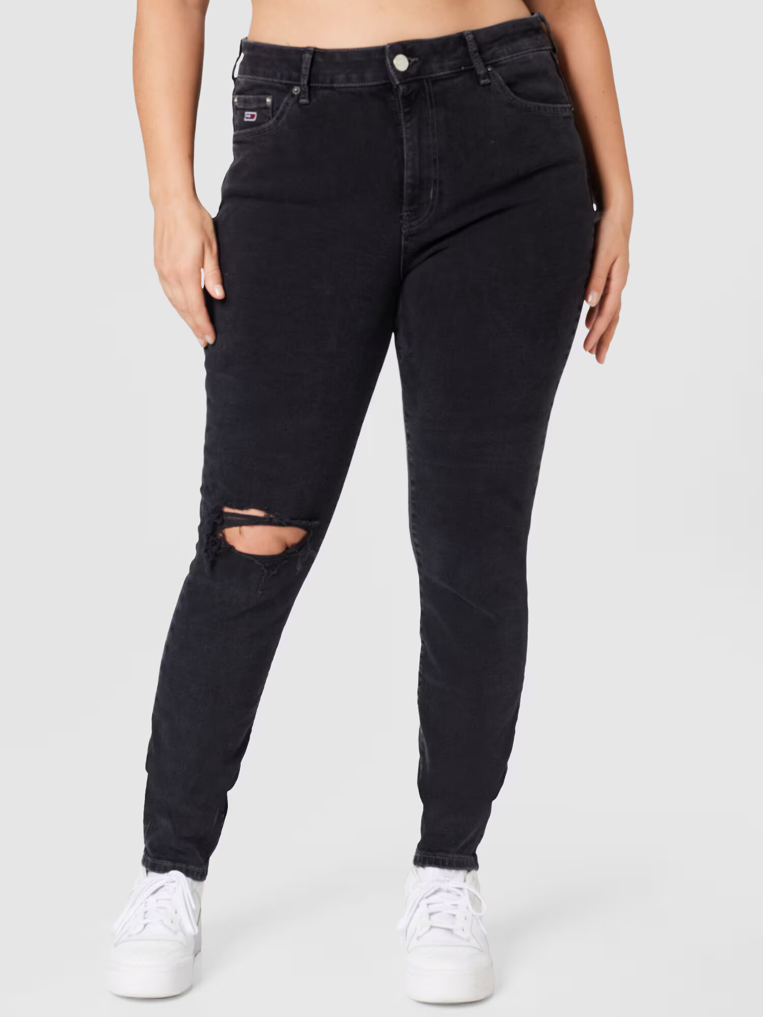 Tommy Jeans Curve Jeans 'Melanie' negru denim - Pled.ro