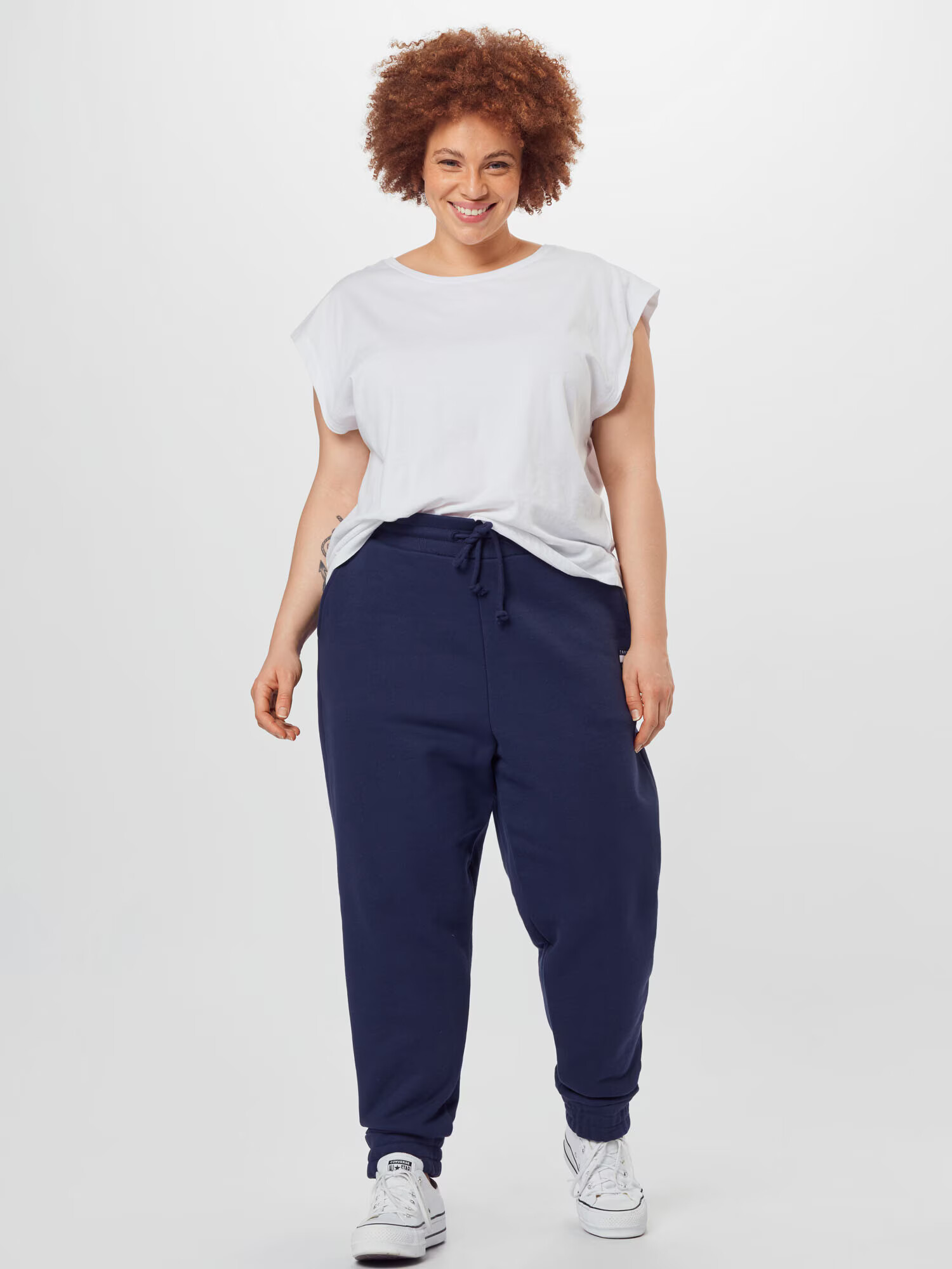 Tommy Jeans Curve Pantaloni bleumarin - Pled.ro