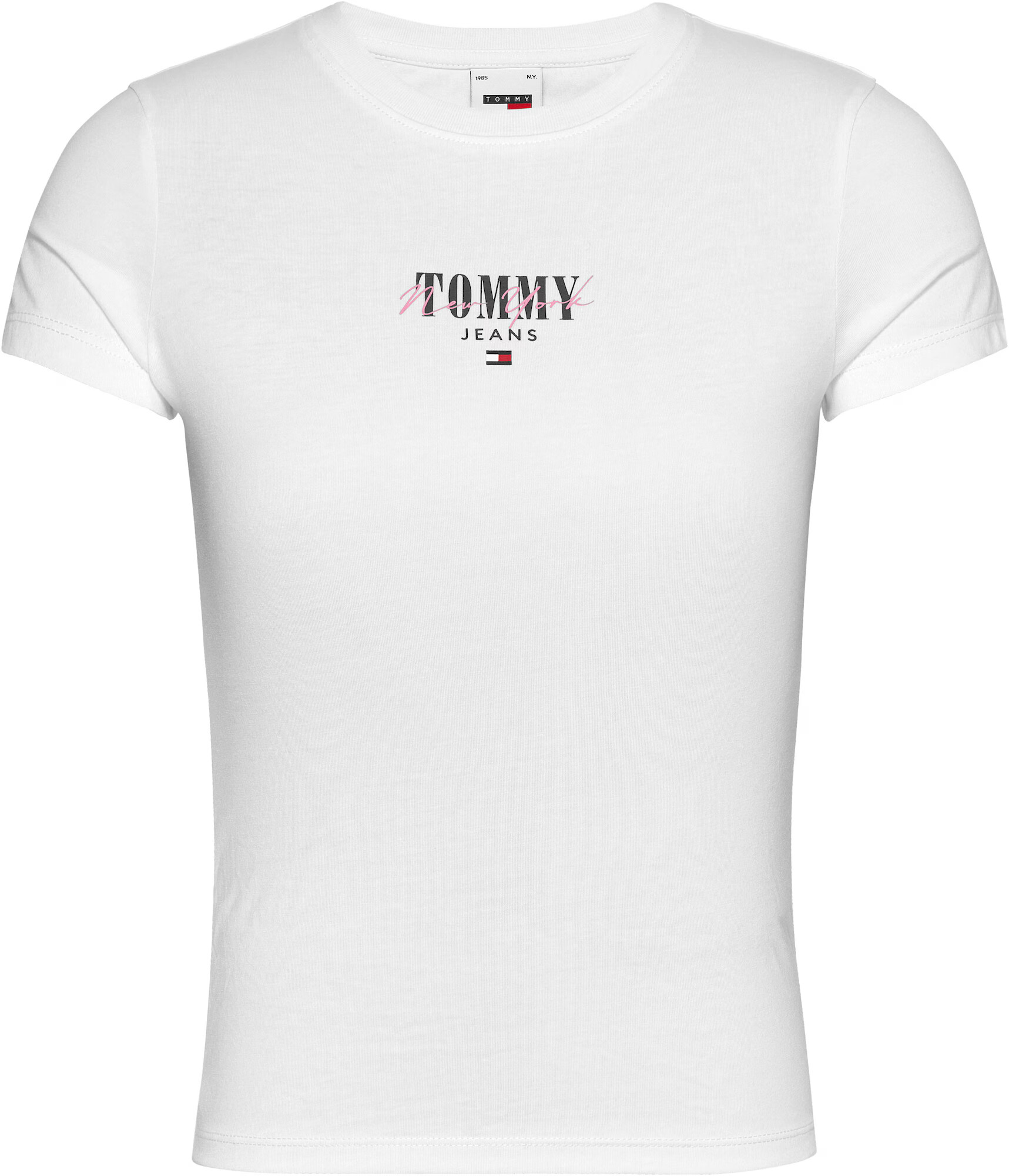 Tommy Jeans Curve Tricou bleumarin / roșu / alb - Pled.ro