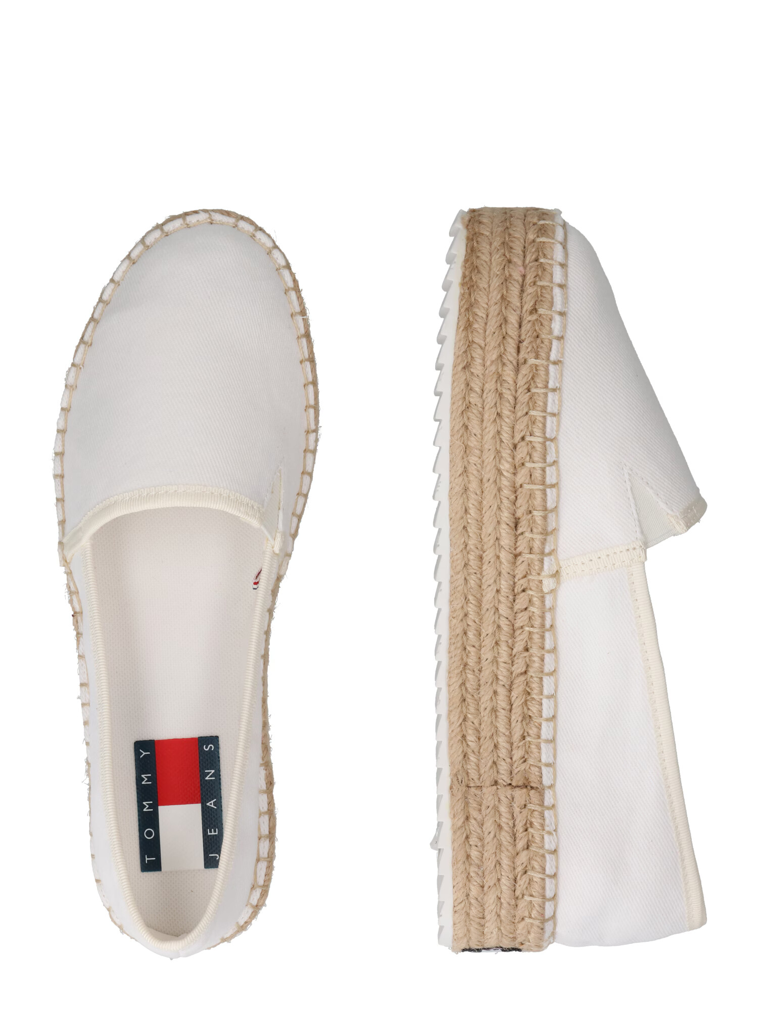 Tommy Jeans Espadrile alb - Pled.ro