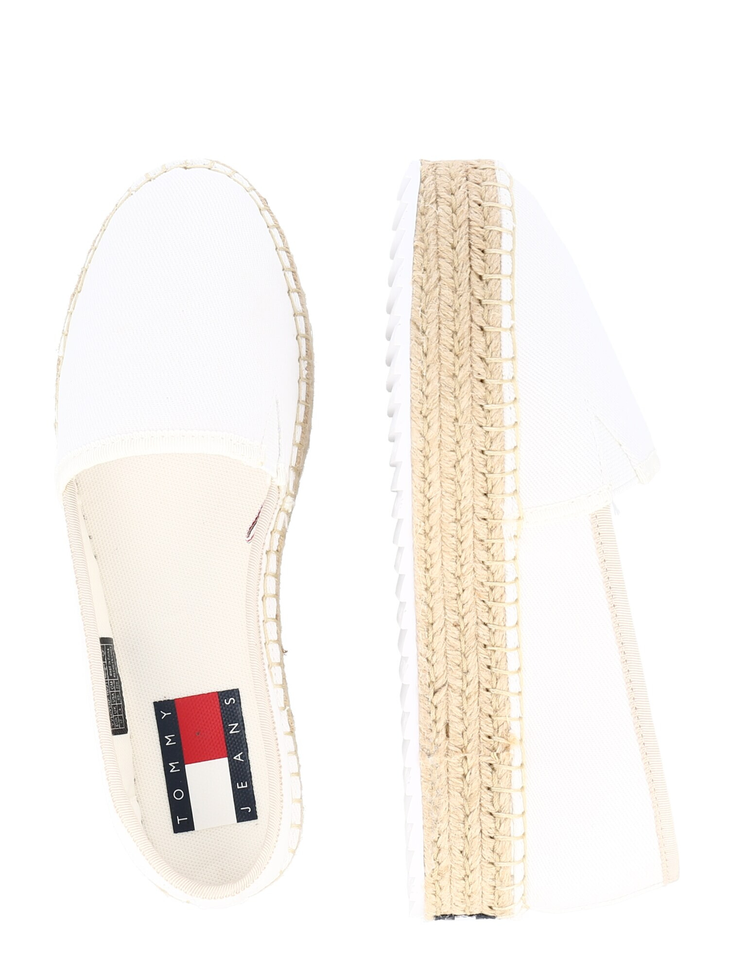 Tommy Jeans Espadrile alb - Pled.ro