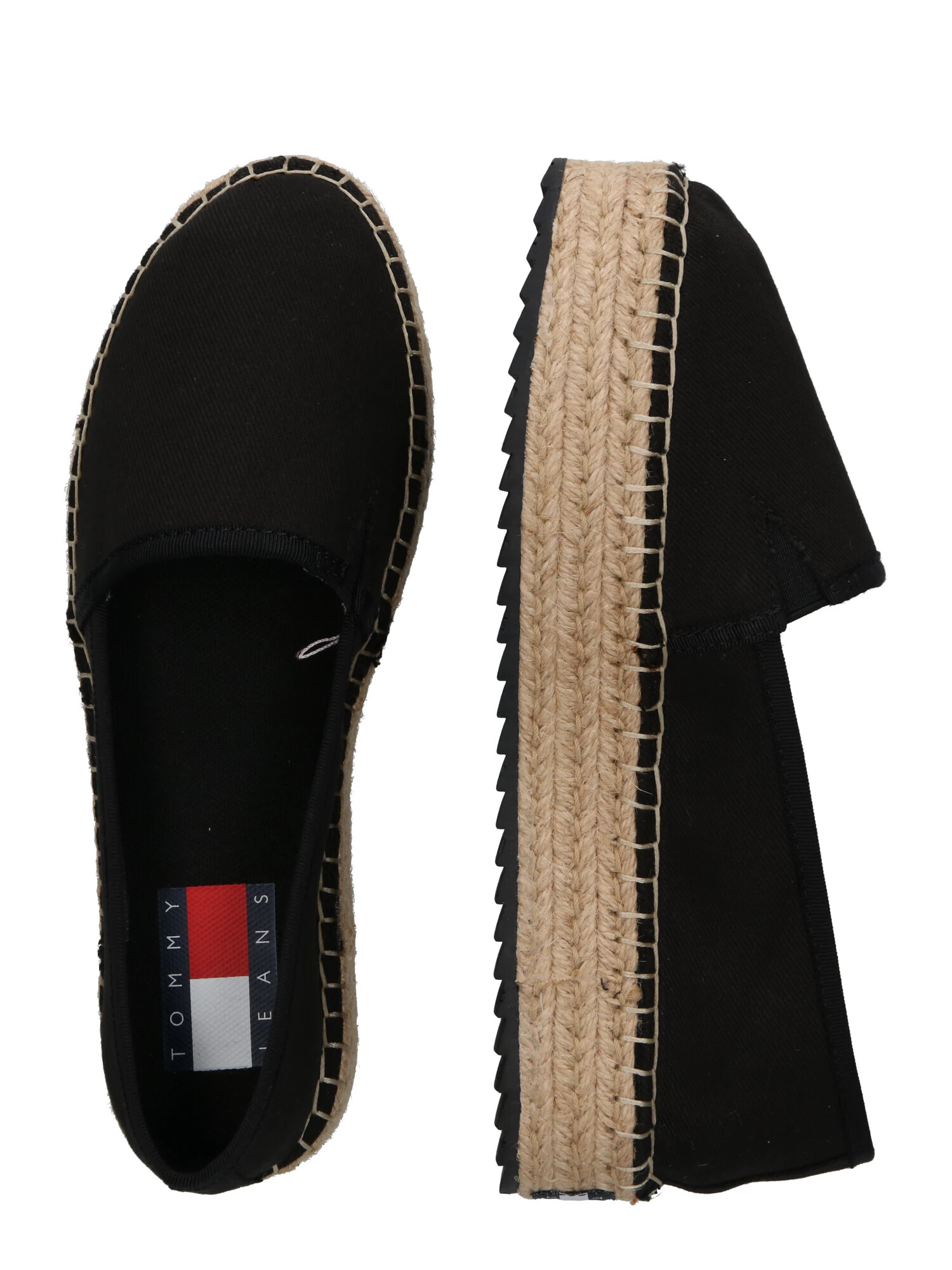 Tommy Jeans Espadrile negru - Pled.ro