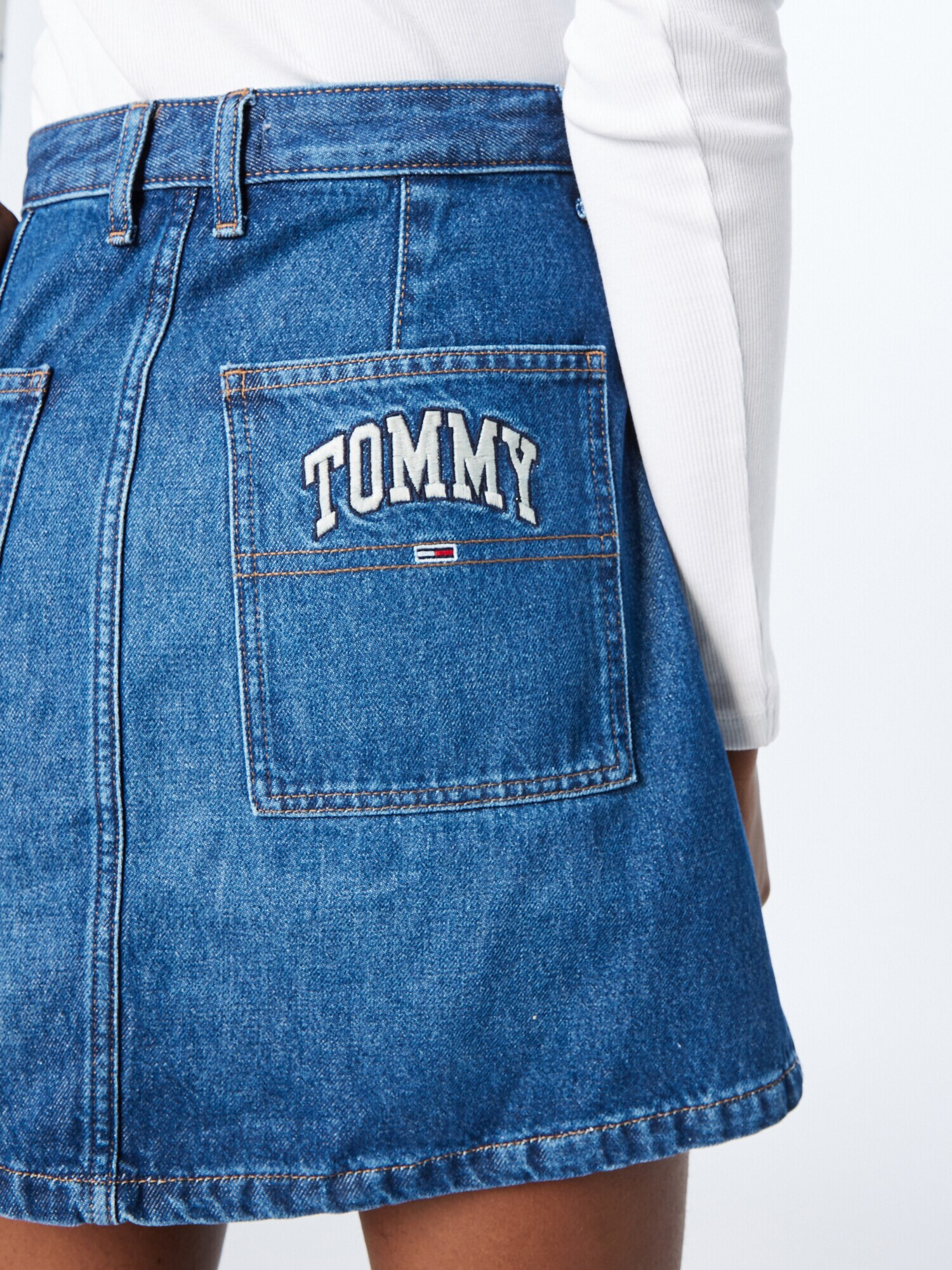 Tommy Jeans Fustă albastru denim - Pled.ro