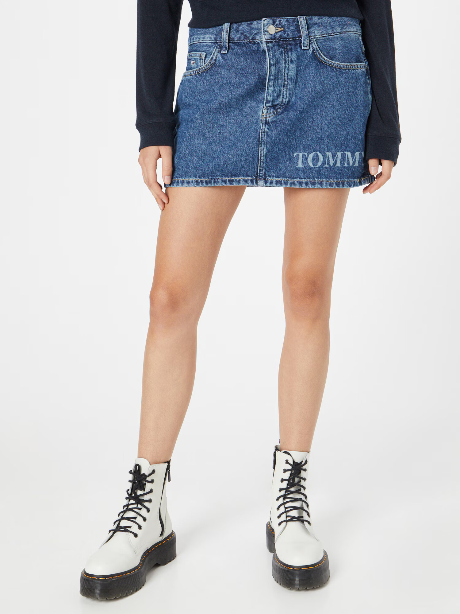 Tommy Jeans Fustă albastru denim / albastru deschis - Pled.ro