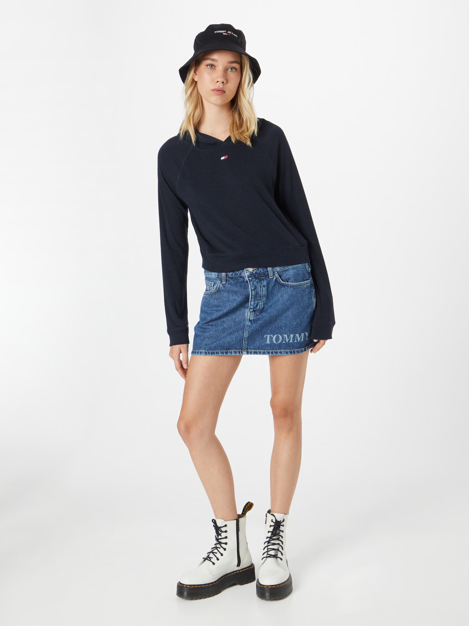 Tommy Jeans Fustă albastru denim / albastru deschis - Pled.ro