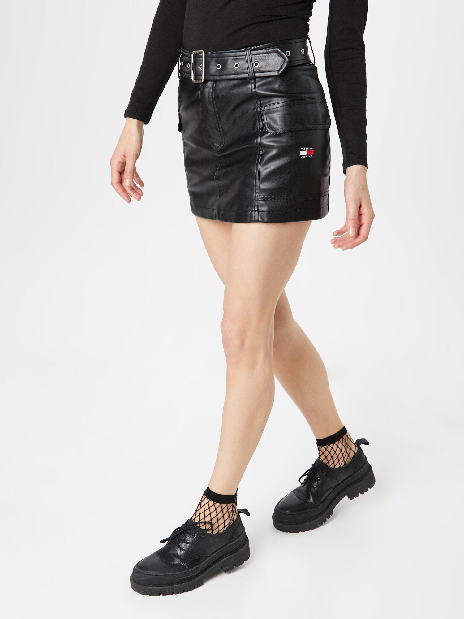 Tommy Jeans Fustă negru - Pled.ro