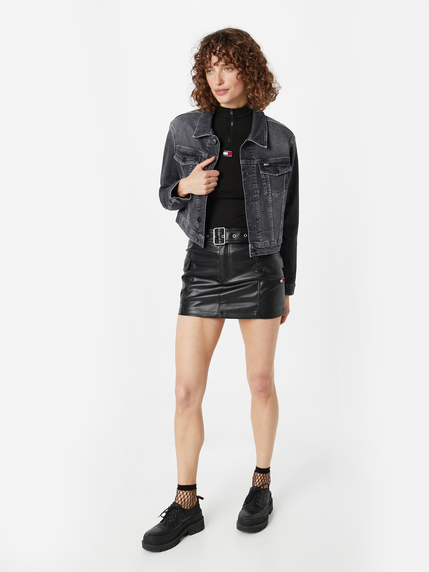 Tommy Jeans Fustă negru - Pled.ro