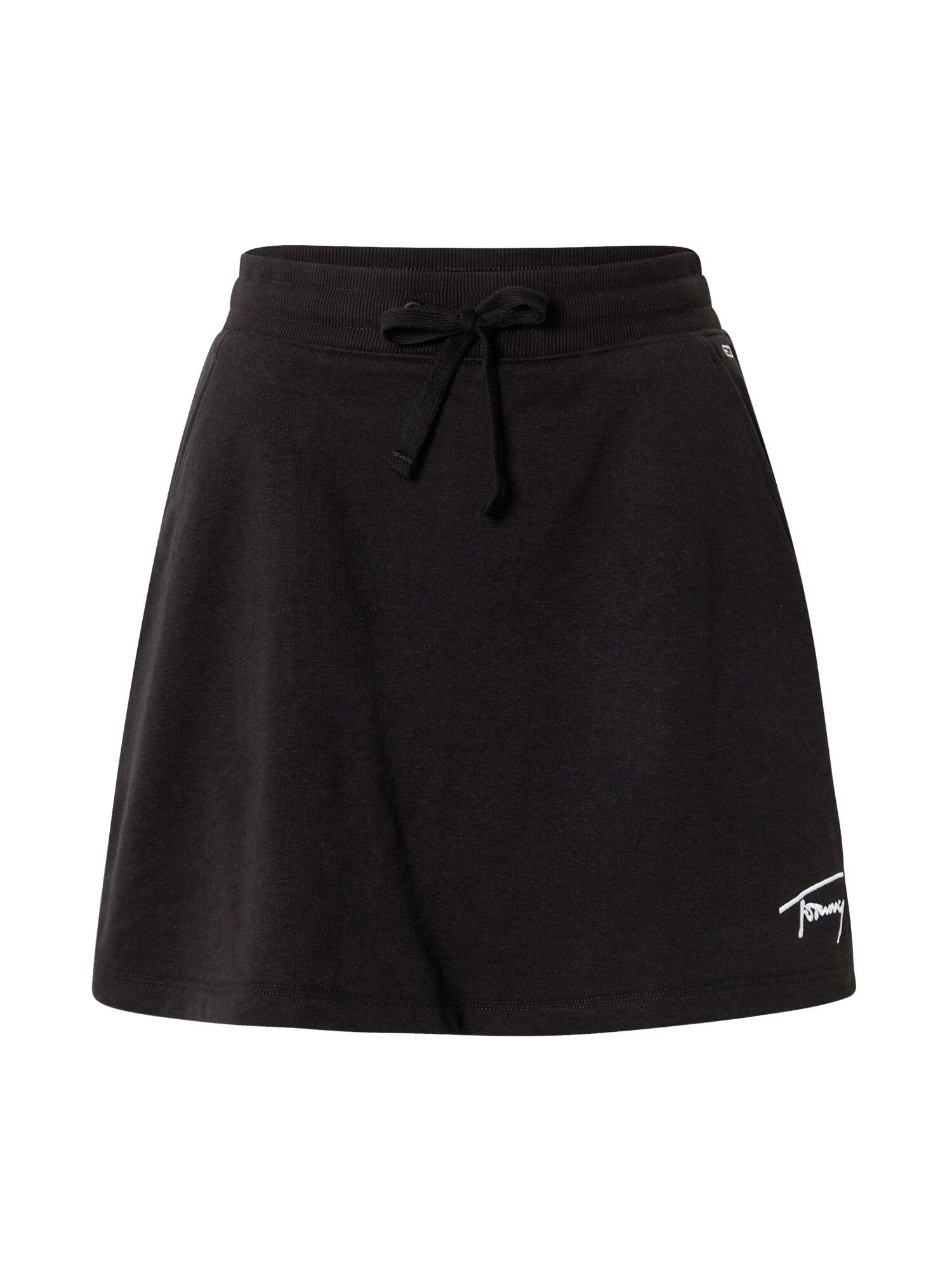 Tommy Jeans Fustă negru / alb - Pled.ro