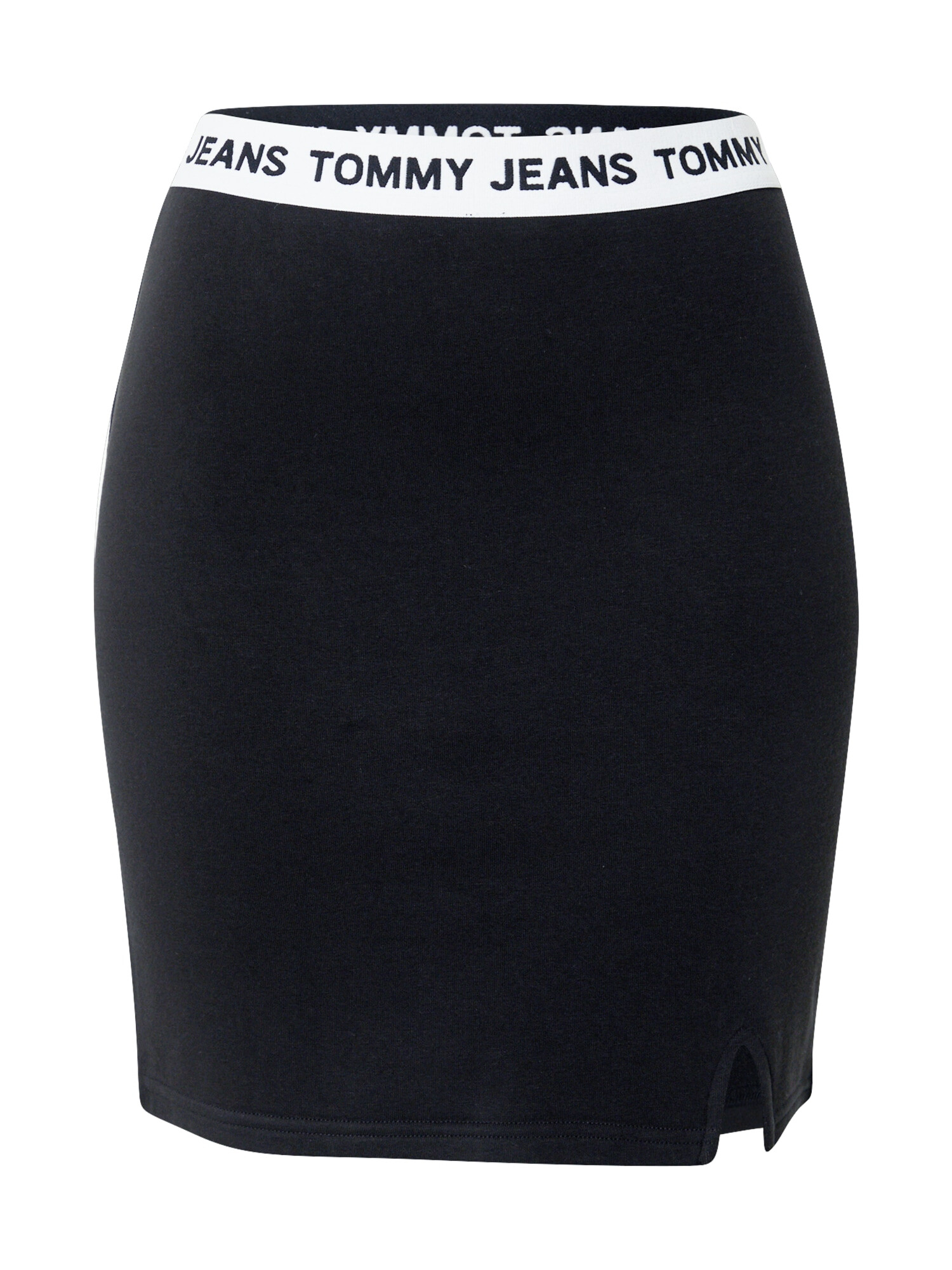 Tommy Jeans Fustă negru / alb - Pled.ro