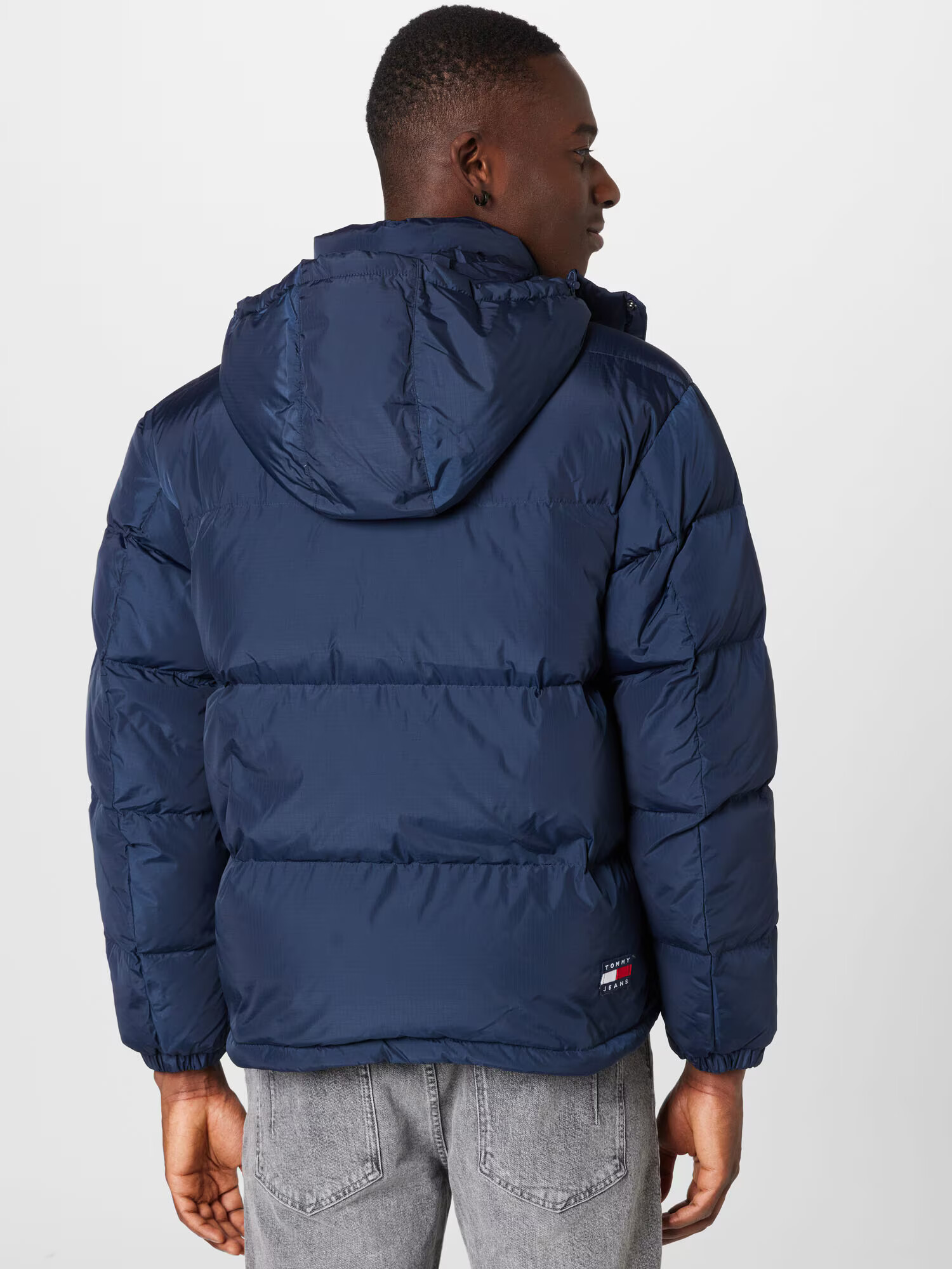 Tommy Jeans Geacă de iarnă 'Alaska' bleumarin / roșu / alb - Pled.ro