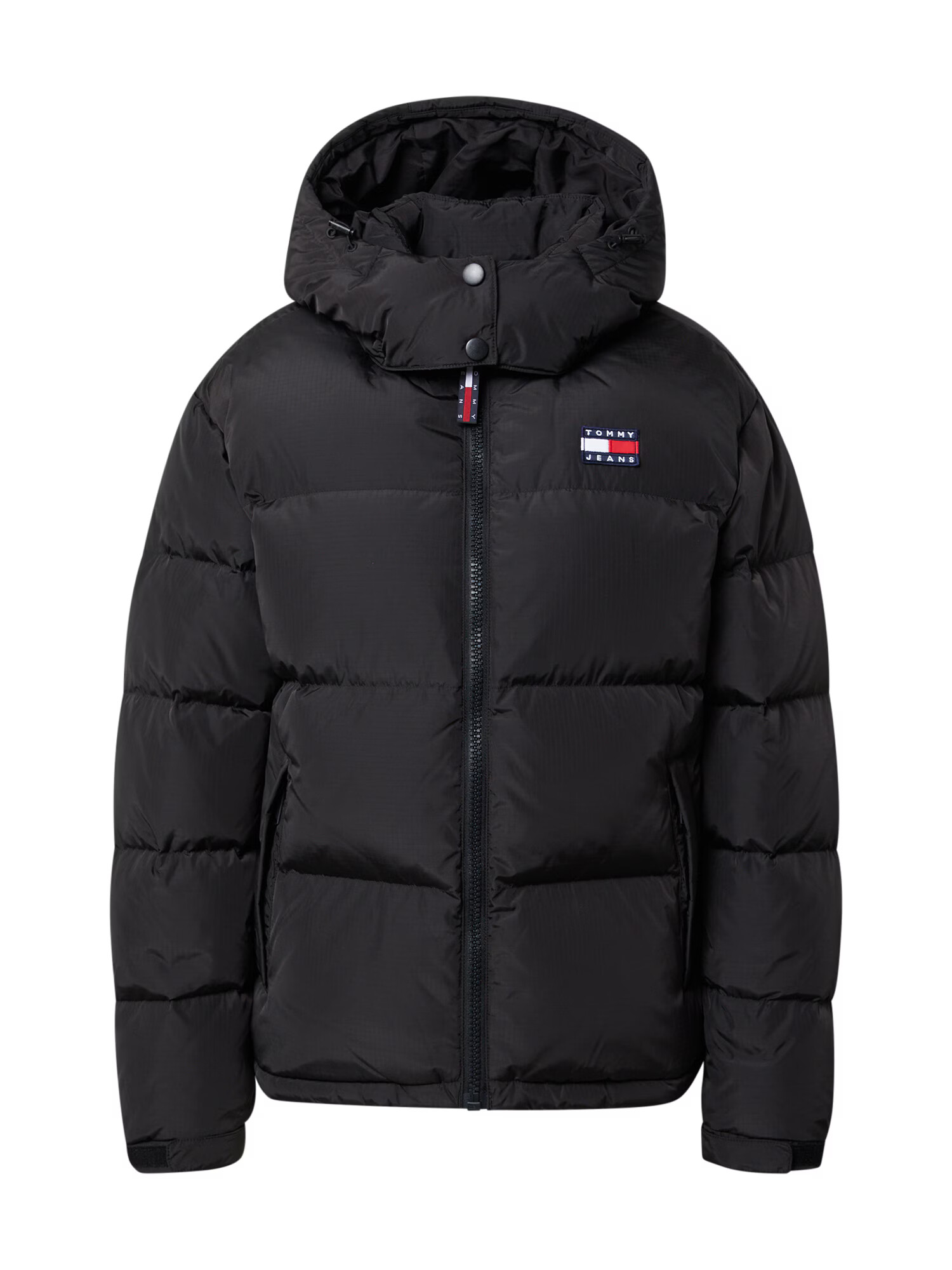 Tommy Jeans Geacă de iarnă 'Alaska' bleumarin / roșu / negru / alb - Pled.ro