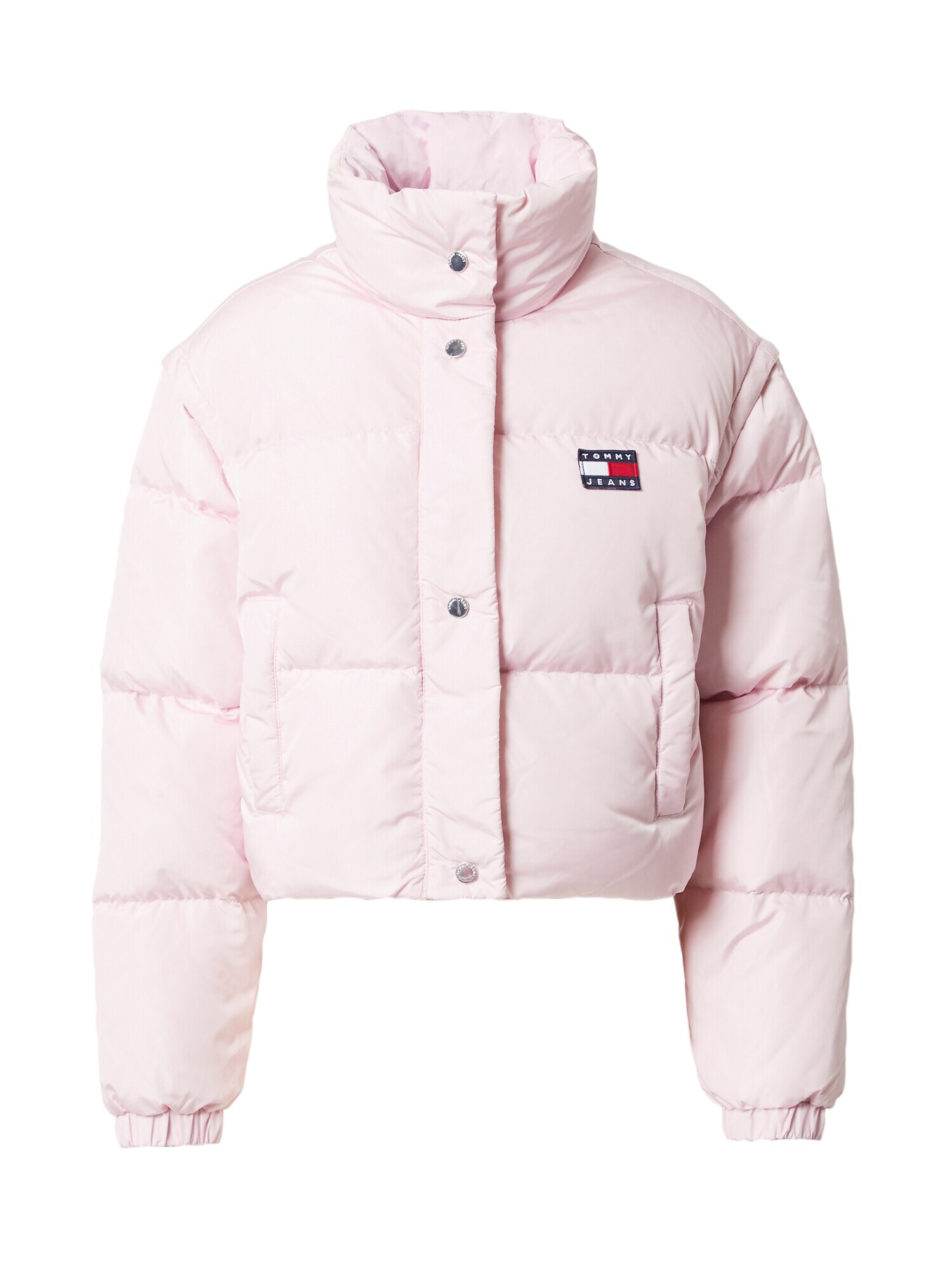 Tommy Jeans Geacă de iarnă albastru marin / mov pastel / roșu / alb - Pled.ro