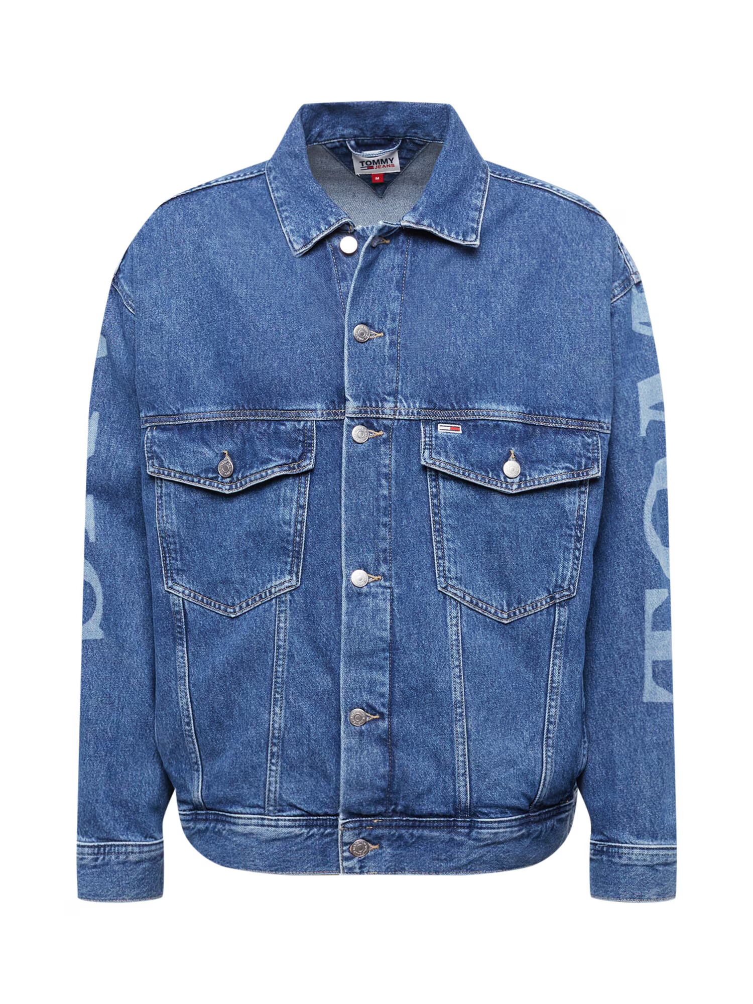 Tommy Jeans Geacă de primăvară-toamnă albastru denim / albastru deschis - Pled.ro