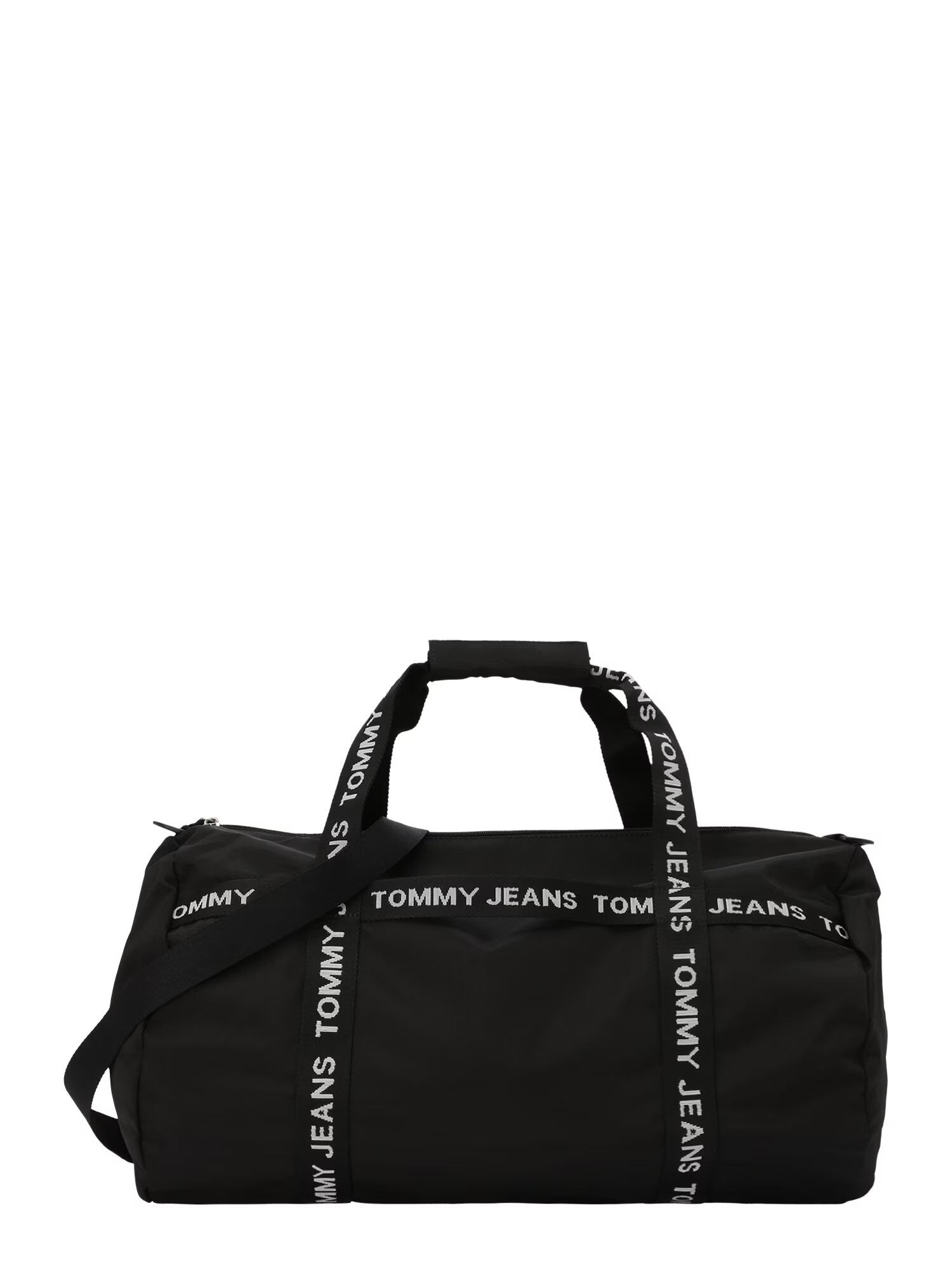 Tommy Jeans Geantă de călătorie 'Essential' negru / alb - Pled.ro