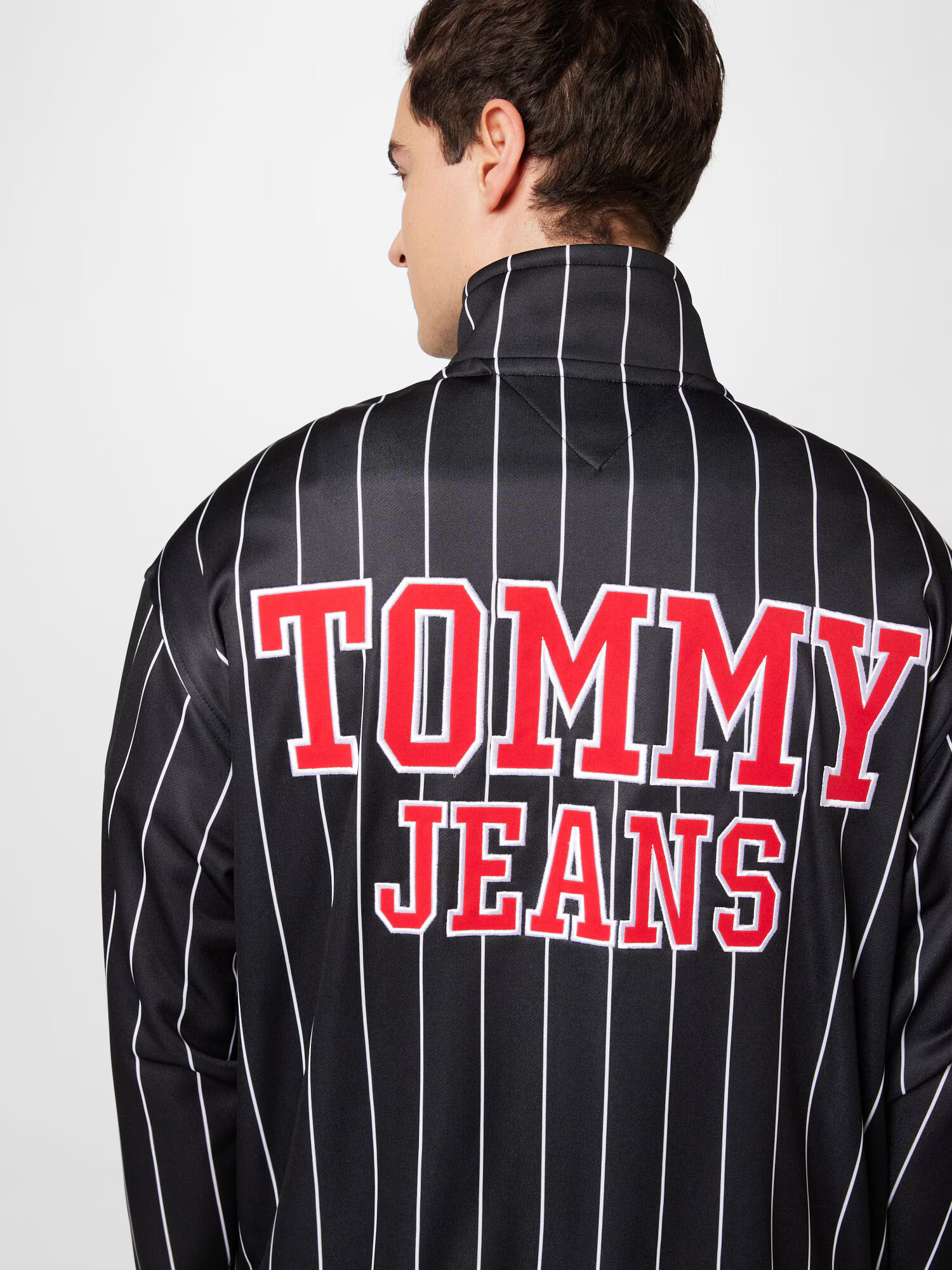 Tommy Jeans Hanorac roșu / negru / alb - Pled.ro