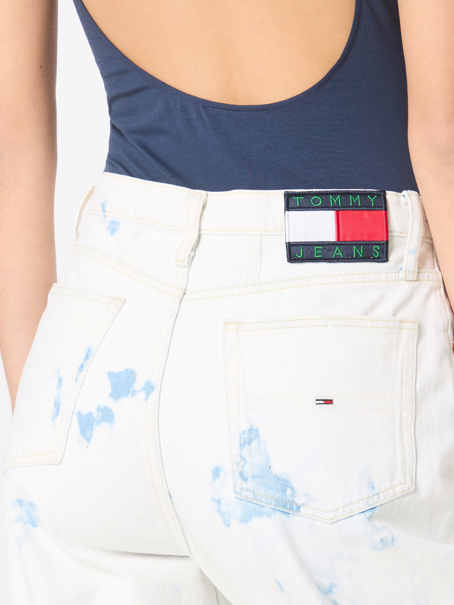 Tommy Jeans Jeans albastru / alb - Pled.ro