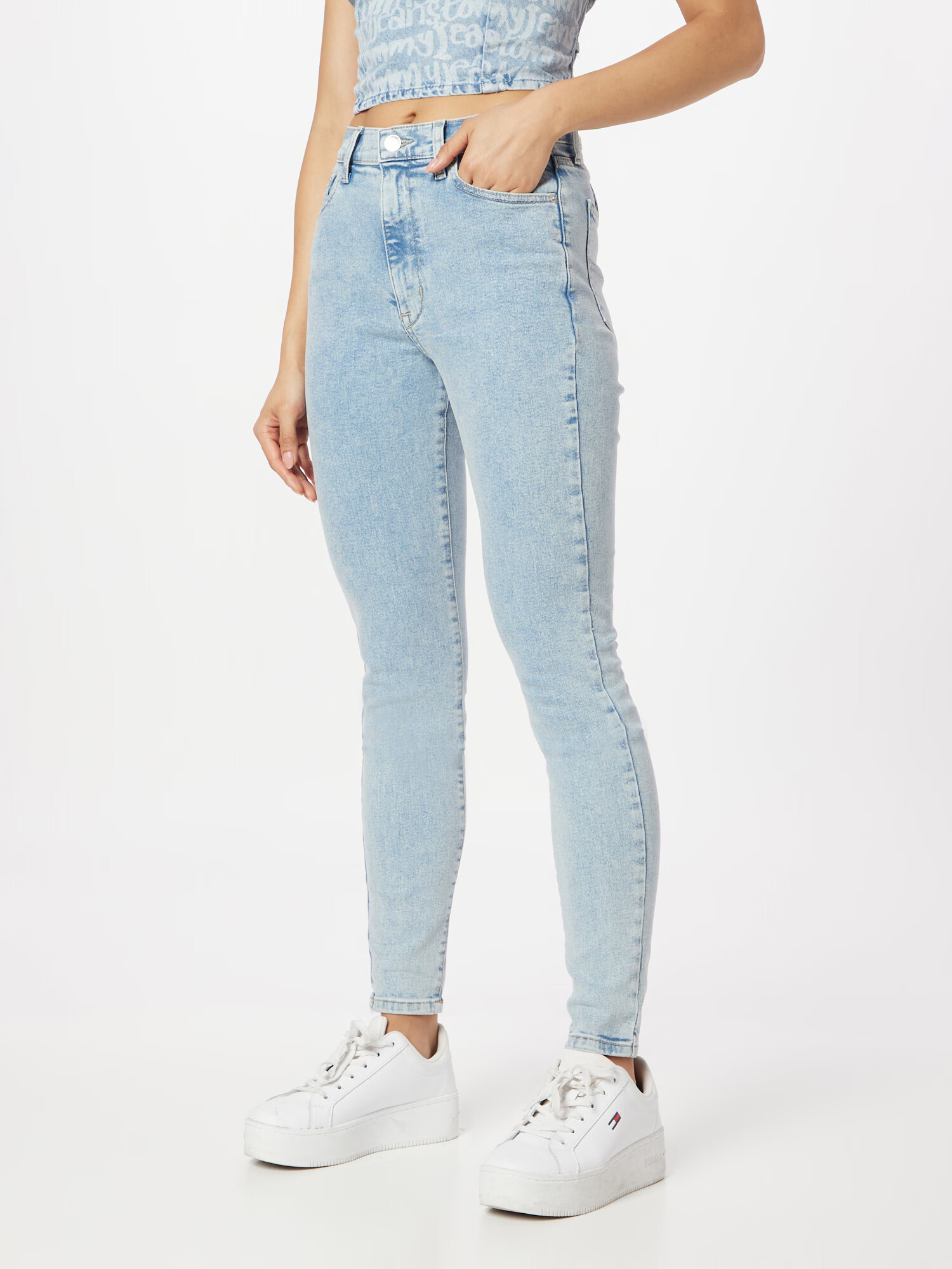 Tommy Jeans Jeans albastru deschis - Pled.ro