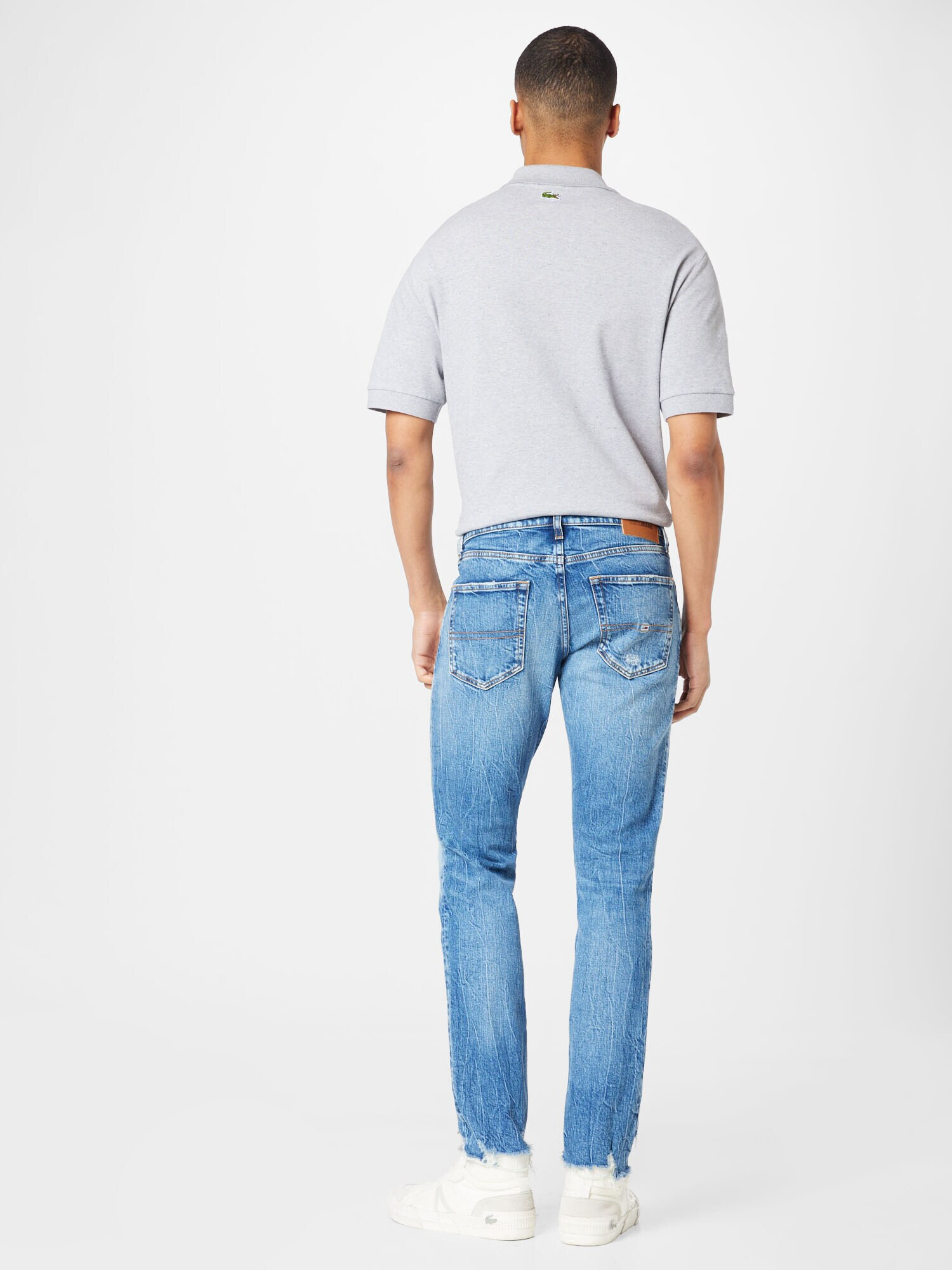 Tommy Jeans Jeans 'ANTON' albastru denim / alb - Pled.ro