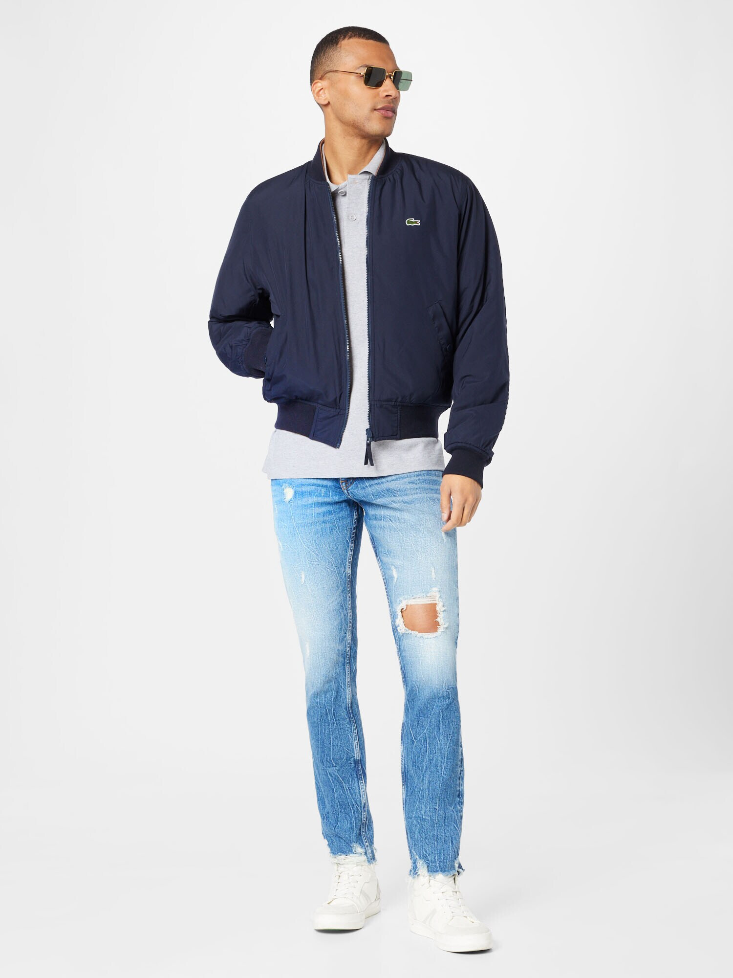 Tommy Jeans Jeans 'ANTON' albastru denim / alb - Pled.ro