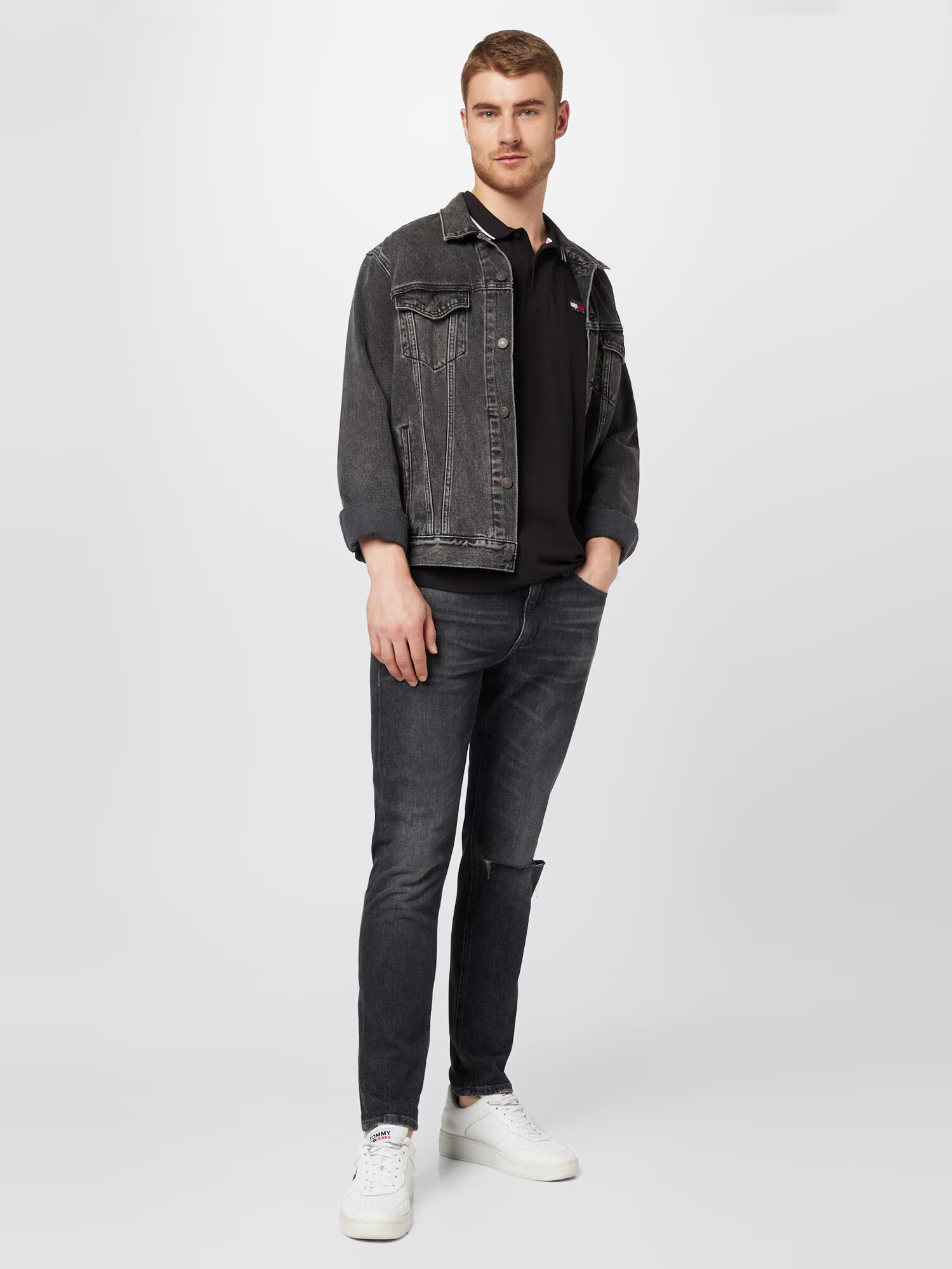 Tommy Jeans Jeans 'ANTON' negru - Pled.ro