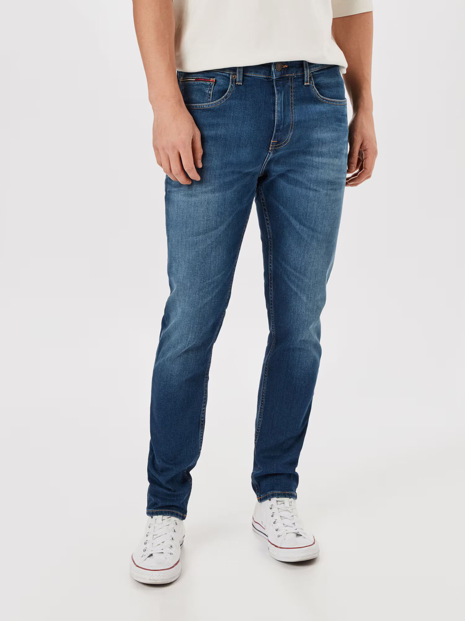 Tommy Jeans Jeans 'Austin' albastru denim / negru - Pled.ro