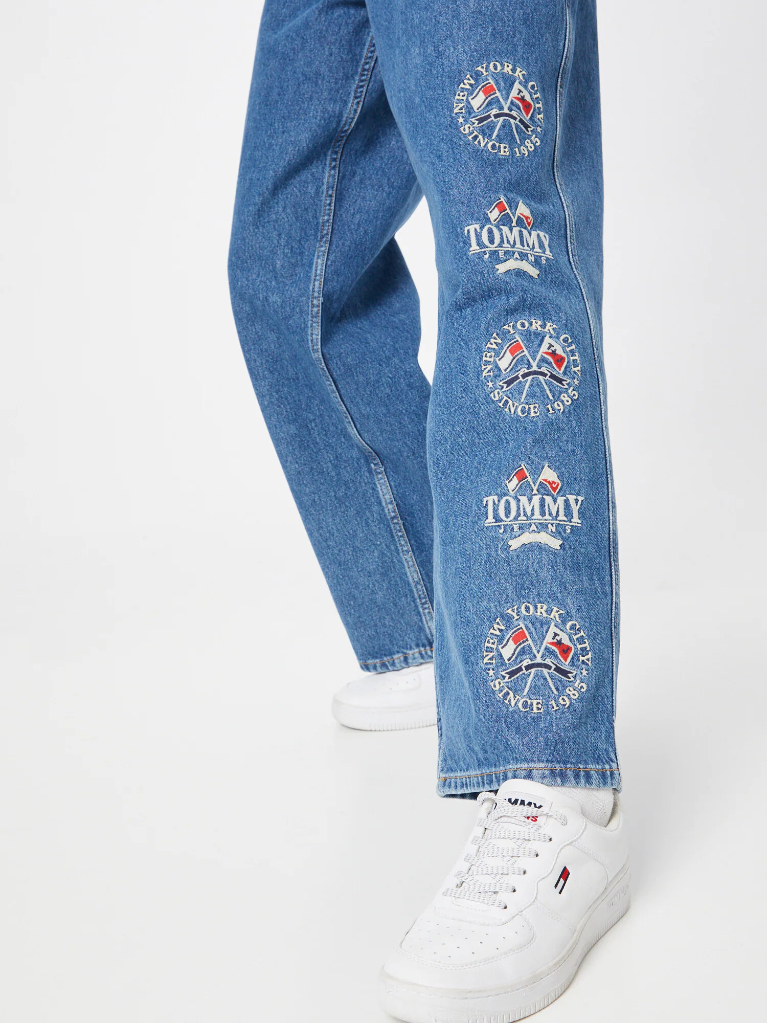 Tommy Jeans Jeans 'Betsy' albastru denim / roșu / alb - Pled.ro