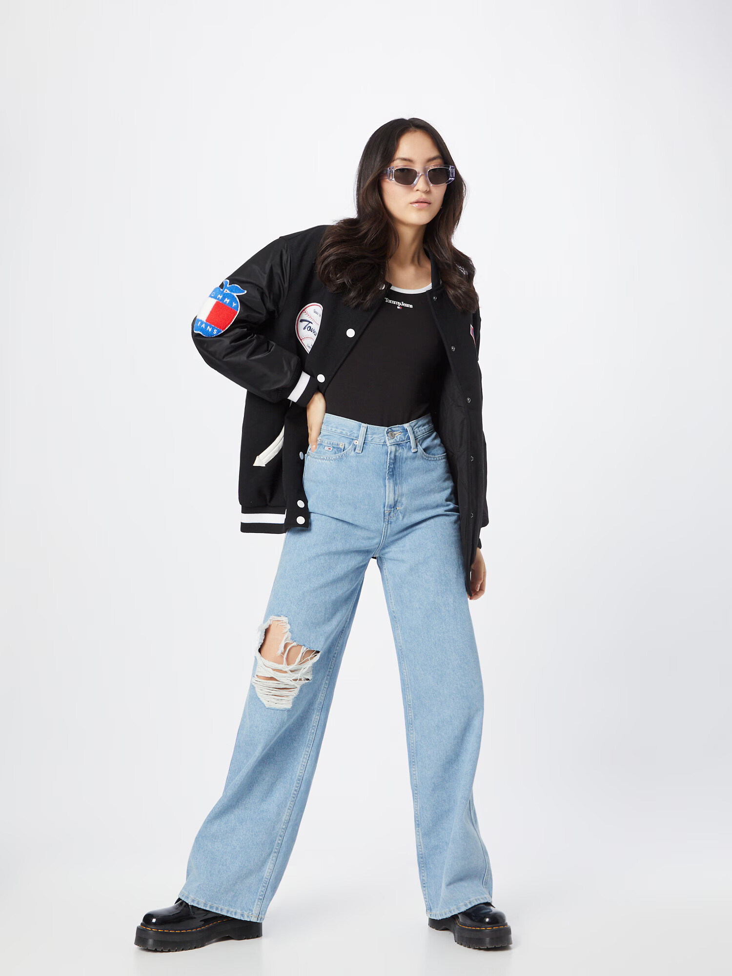 Tommy Jeans Jeans 'Claire' albastru deschis - Pled.ro