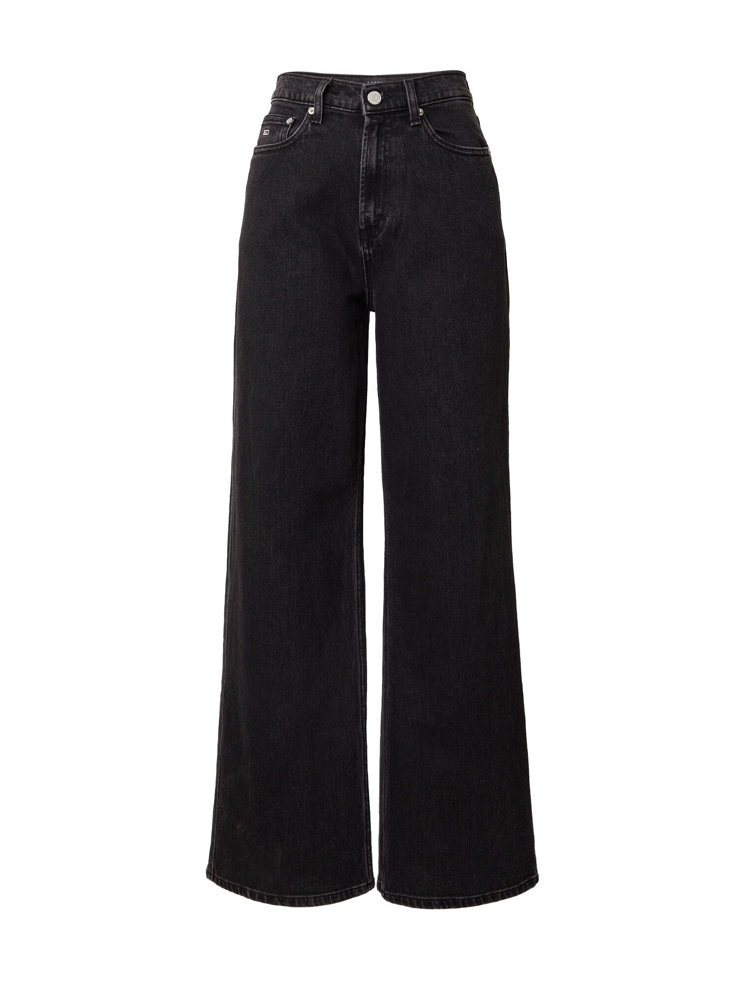 Tommy Jeans Jeans 'CLAIRE' negru denim / alb - Pled.ro