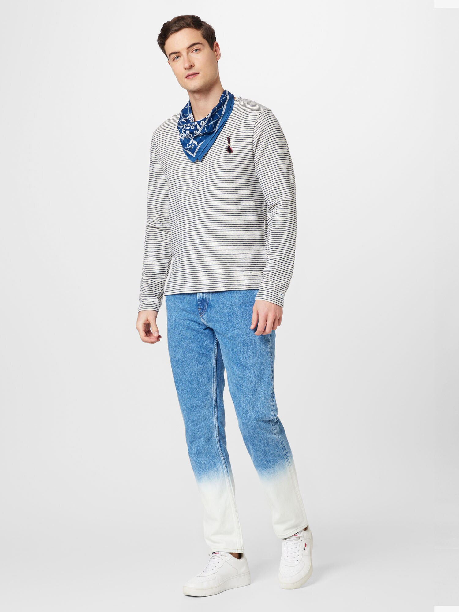 Tommy Jeans Jeans 'ETHAN' albastru denim / alb - Pled.ro