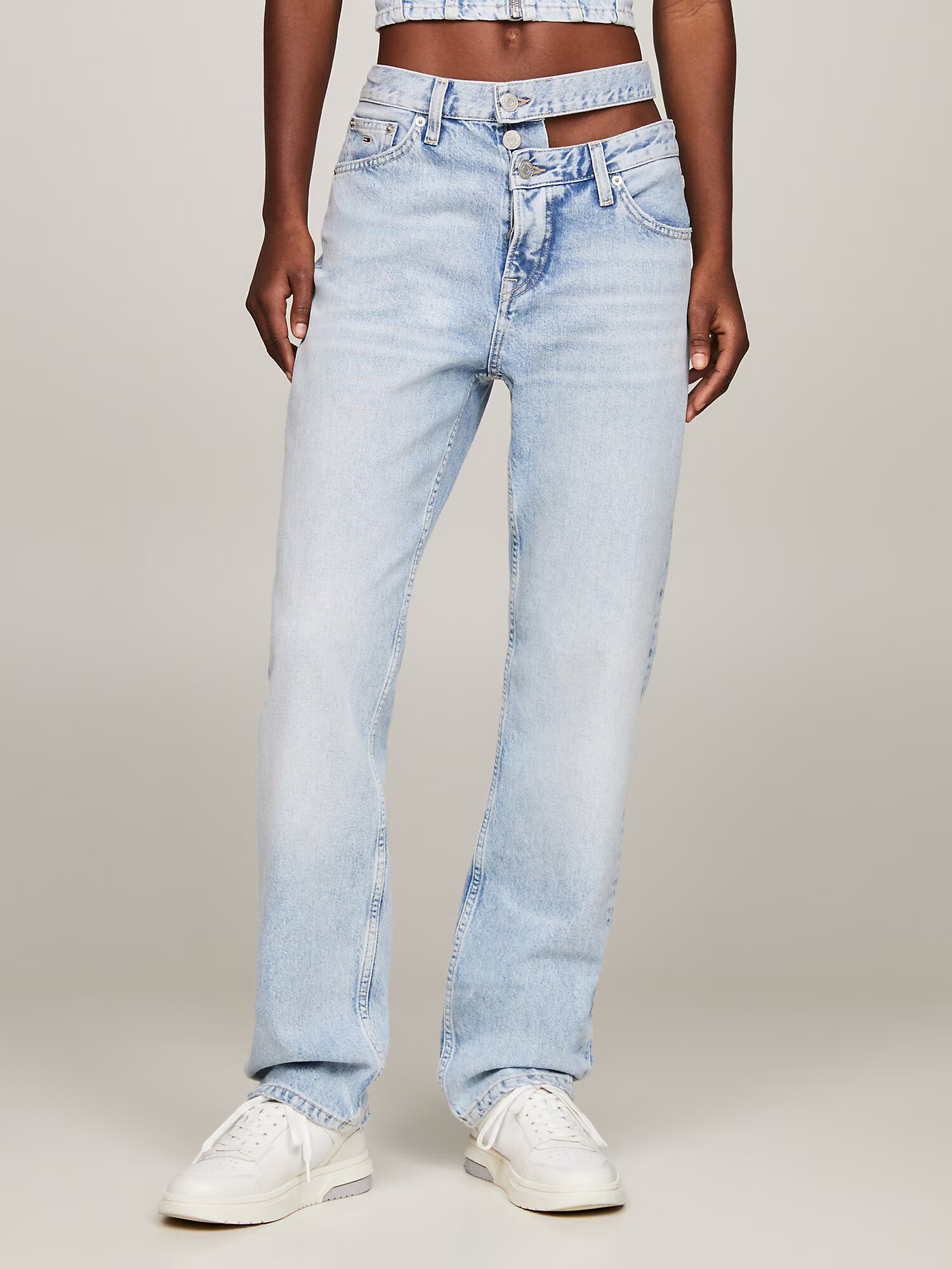 Tommy Jeans Jeans 'Julie' albastru - Pled.ro