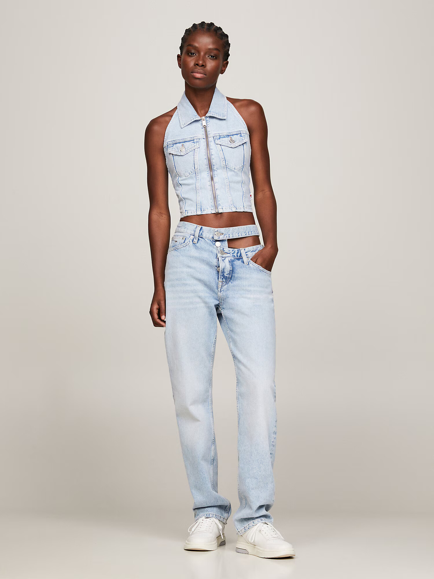 Tommy Jeans Jeans 'Julie' albastru - Pled.ro