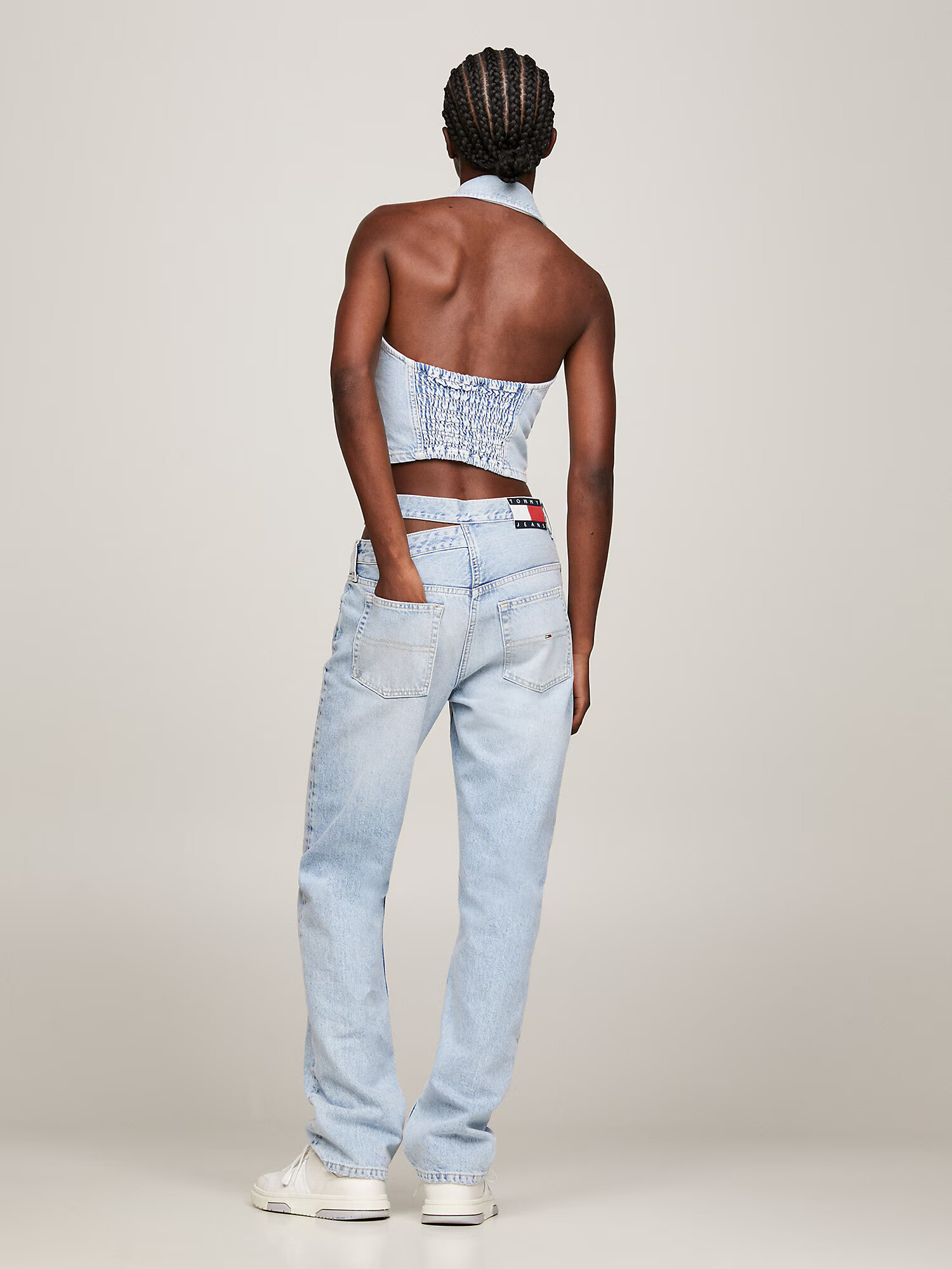 Tommy Jeans Jeans 'Julie' albastru - Pled.ro