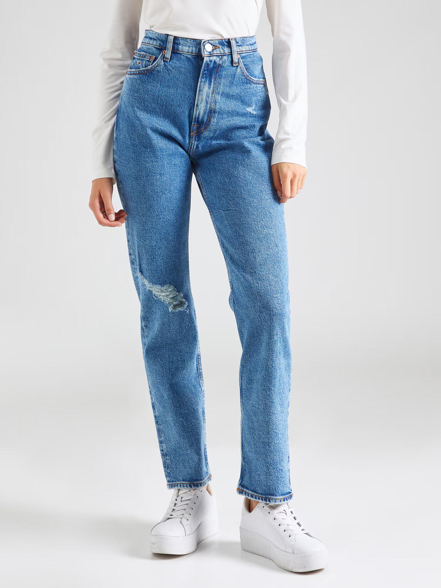 Tommy Jeans Jeans 'Julie' albastru denim - Pled.ro