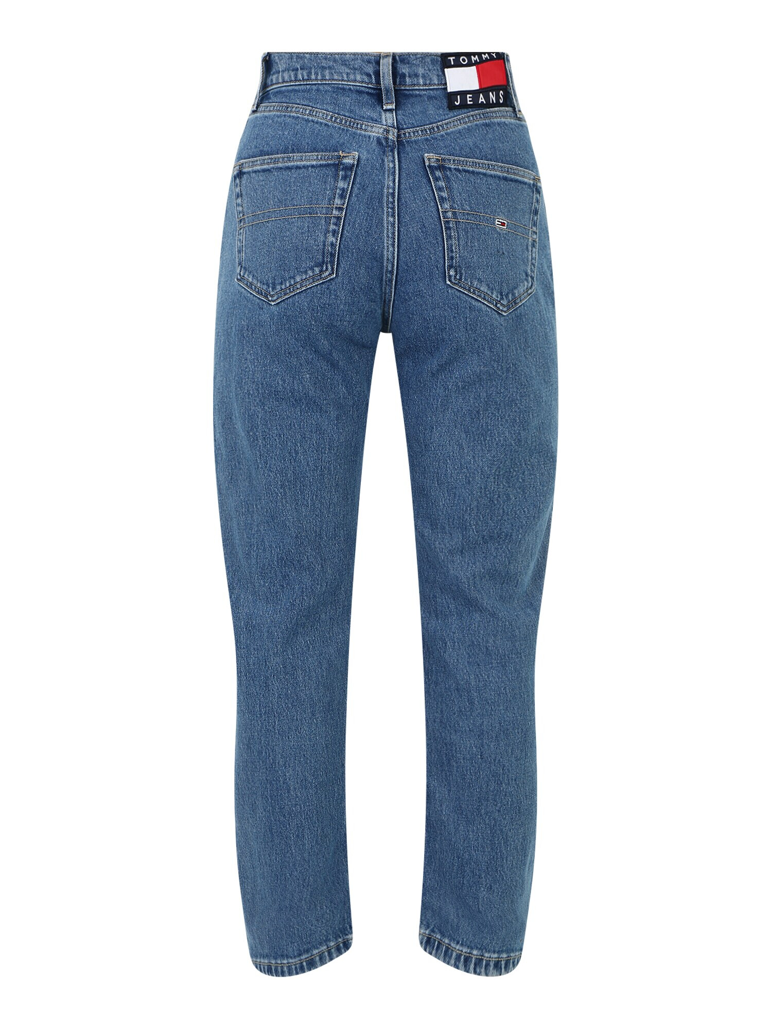 Tommy Jeans Jeans 'JULIE' albastru denim / roșu intens / alb - Pled.ro