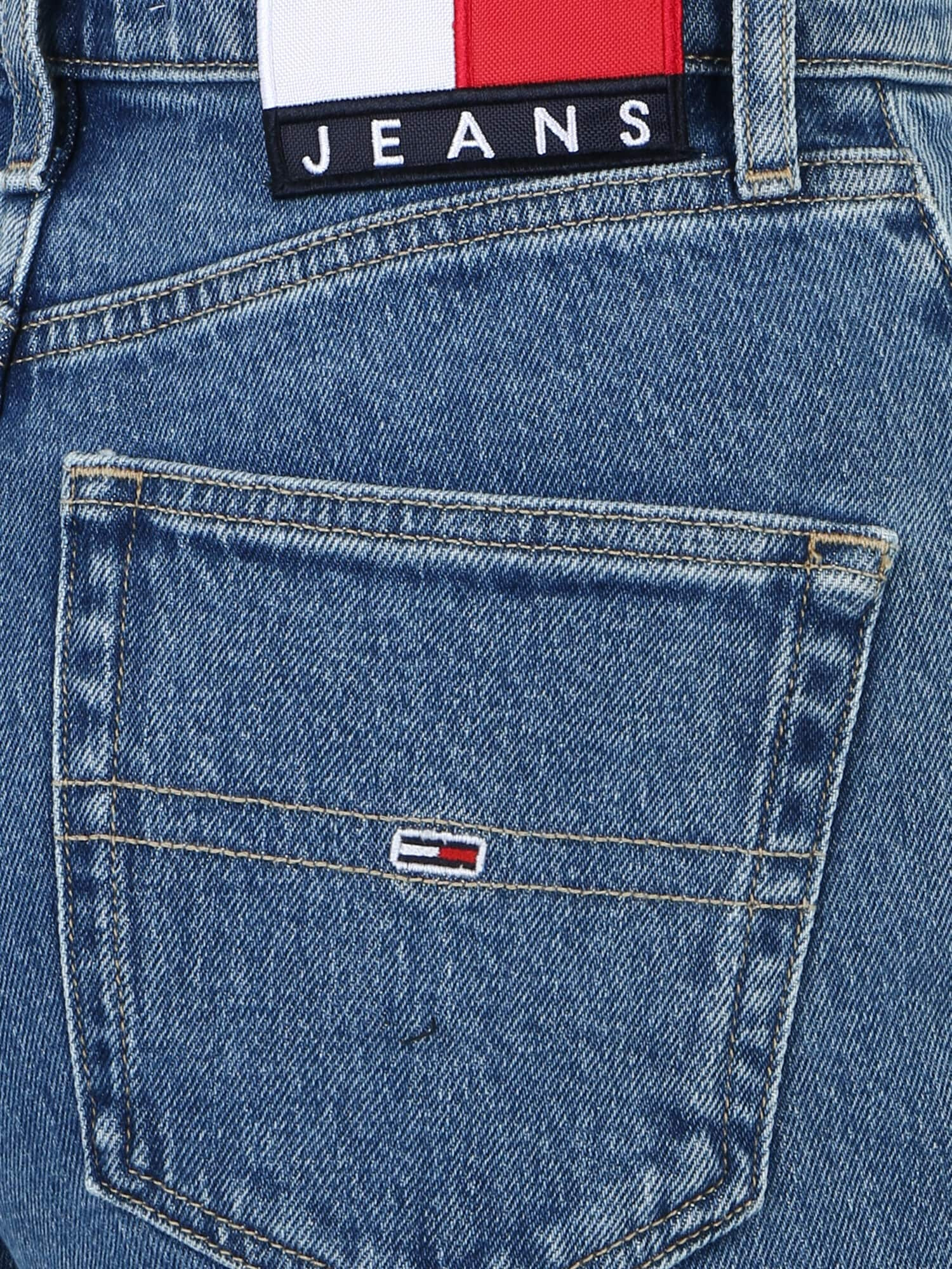 Tommy Jeans Jeans 'JULIE' albastru denim / roșu intens / alb - Pled.ro