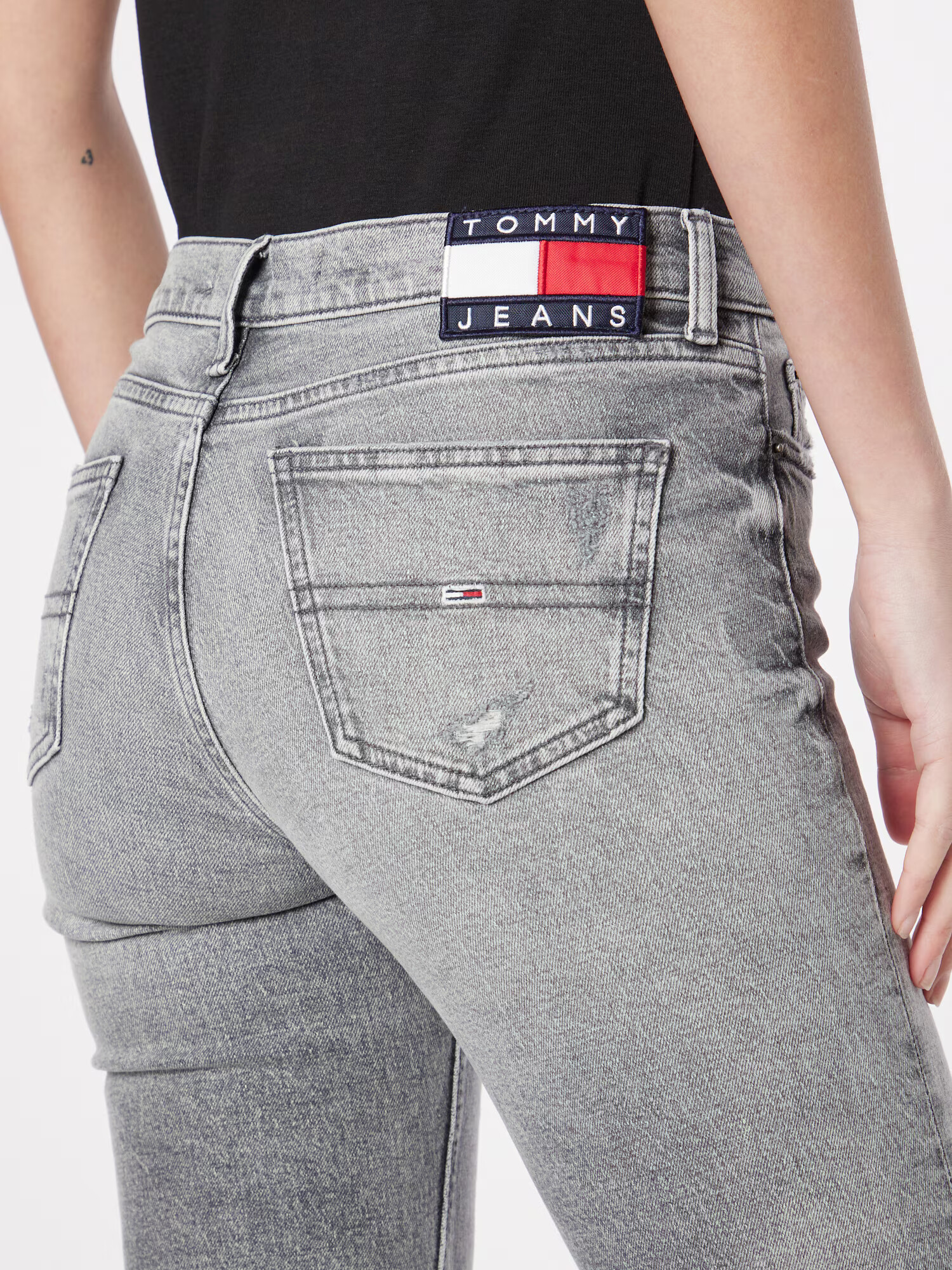 Tommy Jeans Jeans 'MADDIE' gri denim - Pled.ro