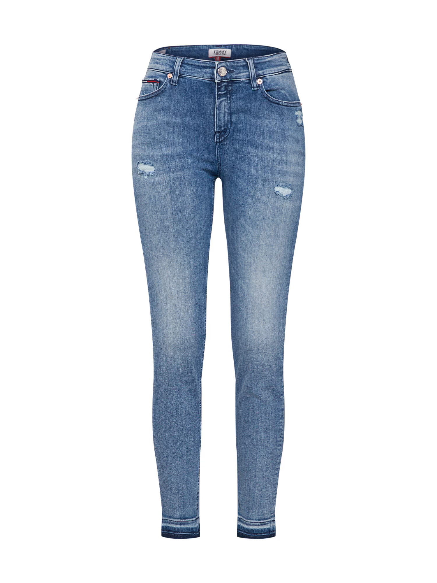 Tommy Jeans Jeans 'Nora 7/8 Selgst' albastru denim - Pled.ro