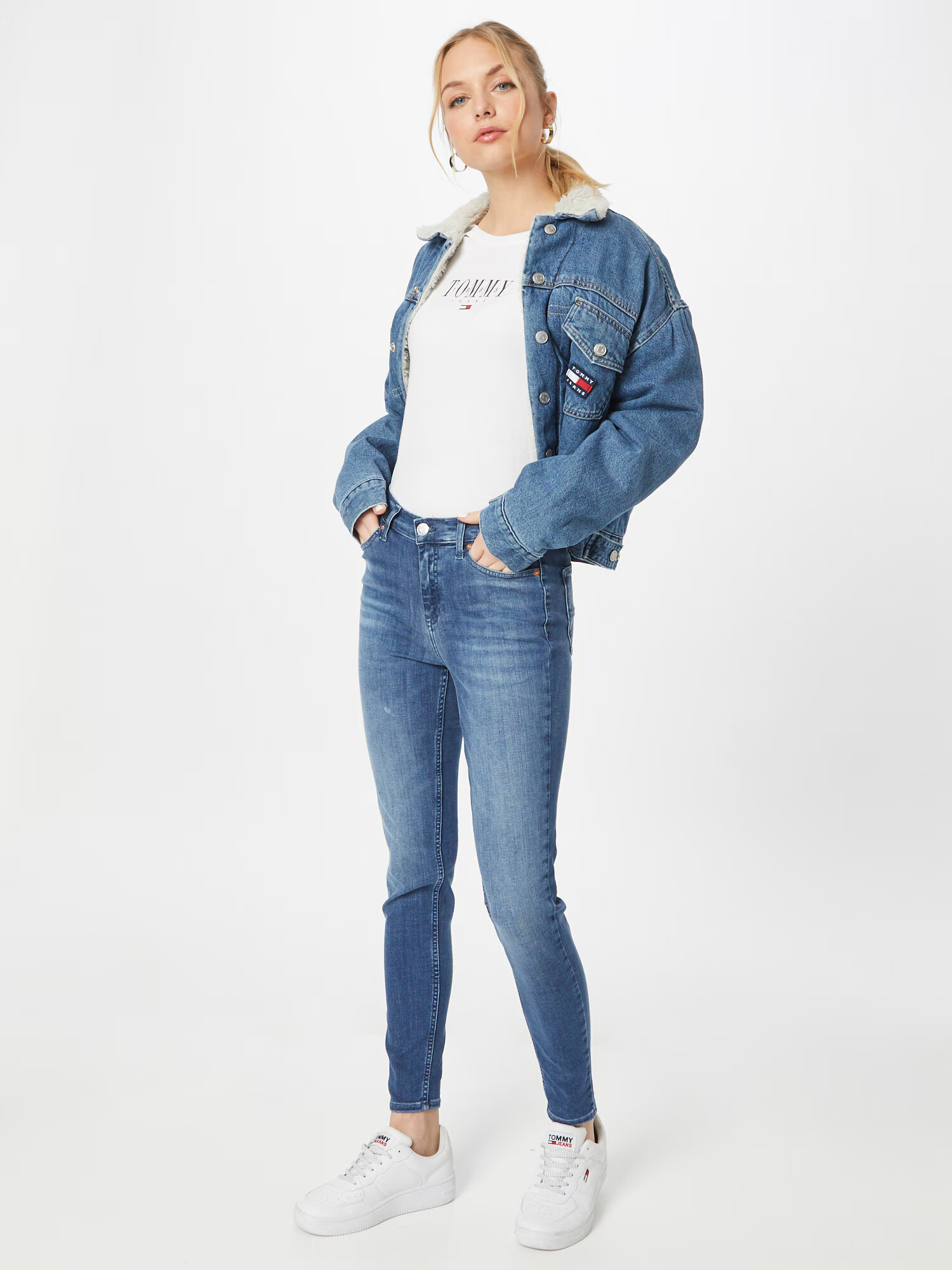 Tommy Jeans Jeans 'Nora' albastru denim - Pled.ro