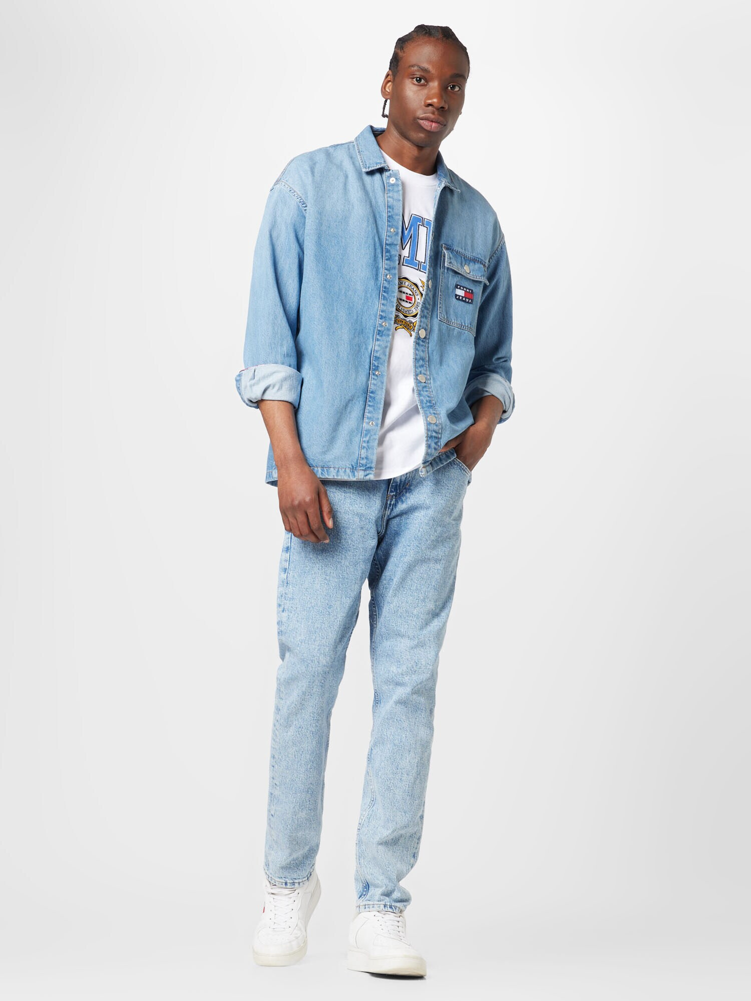 Tommy Jeans Jeans 'SCANTON' albastru denim - Pled.ro