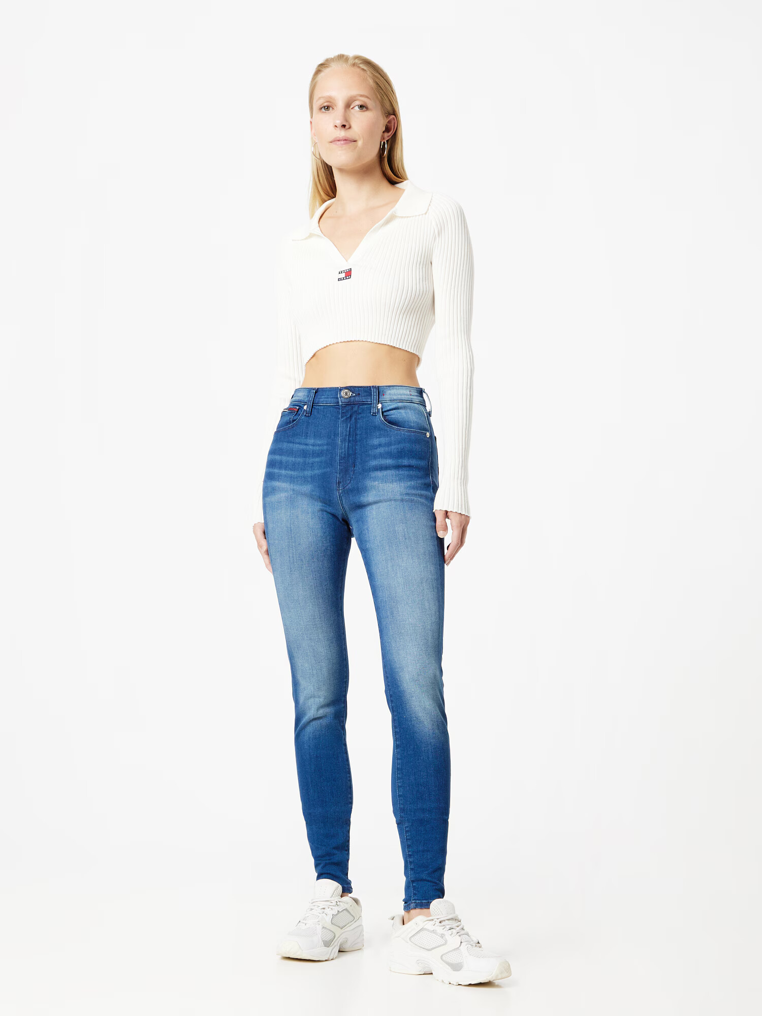 Tommy Jeans Jeans 'Sylvia' albastru denim - Pled.ro