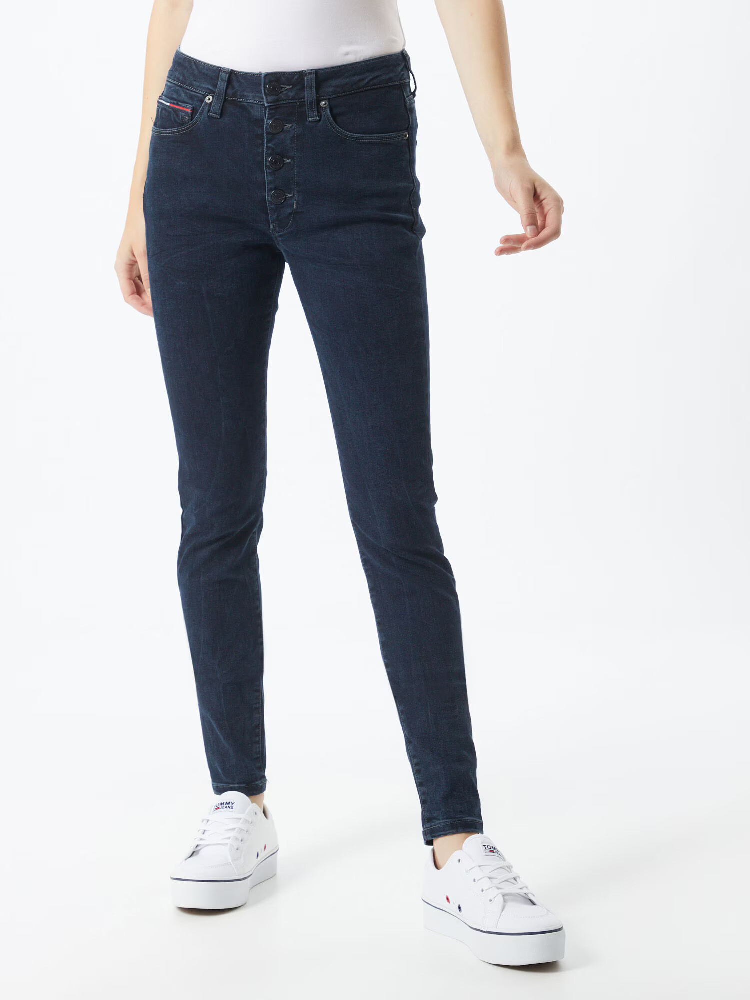 Tommy Jeans Jeans 'Sylvia' albastru denim - Pled.ro