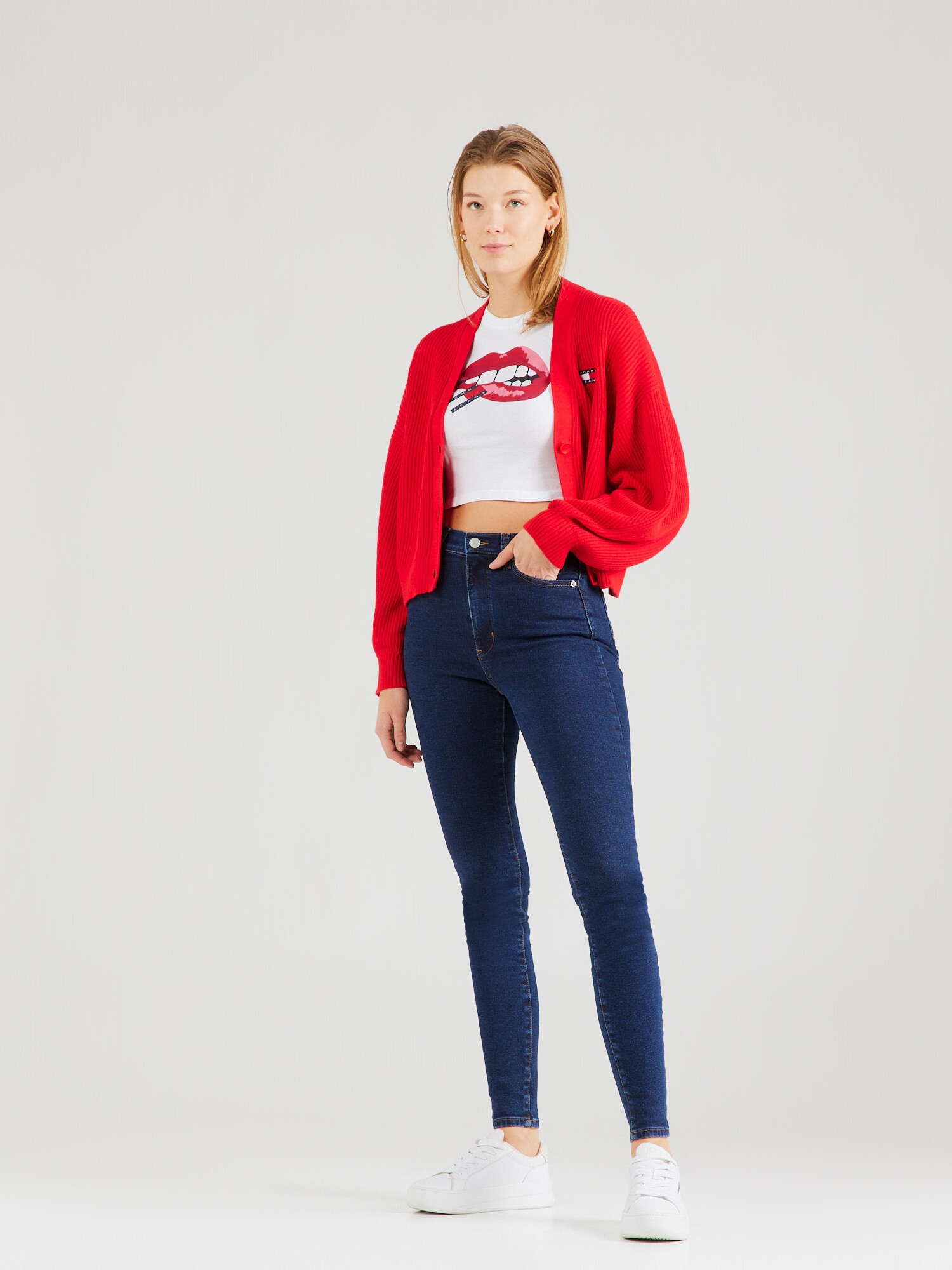 Tommy Jeans Jeans 'SYLVIA' albastru denim - Pled.ro