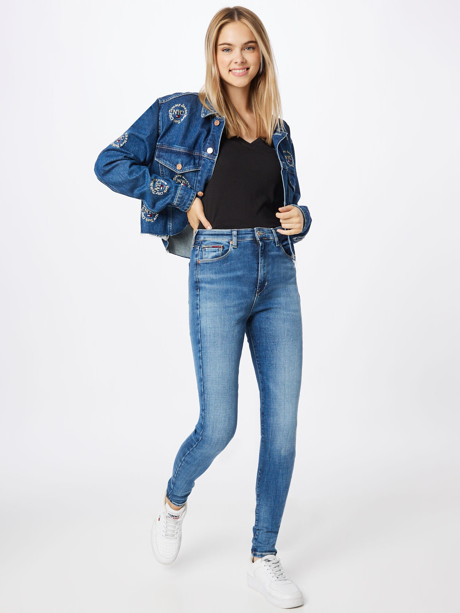 Tommy Jeans Jeans 'SYLVIA' albastru denim - Pled.ro