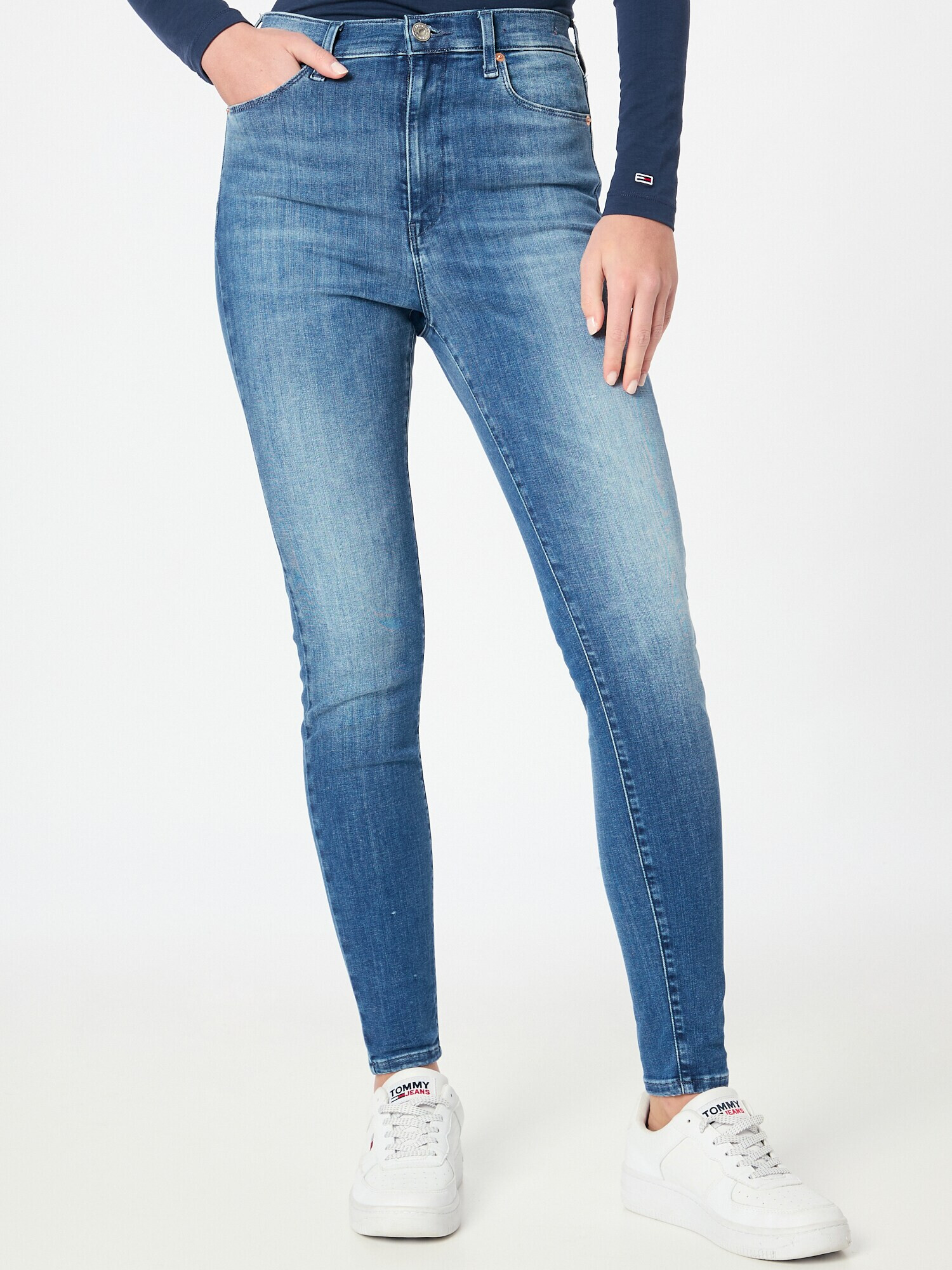 Tommy Jeans Jeans 'SYLVIA' albastru denim - Pled.ro