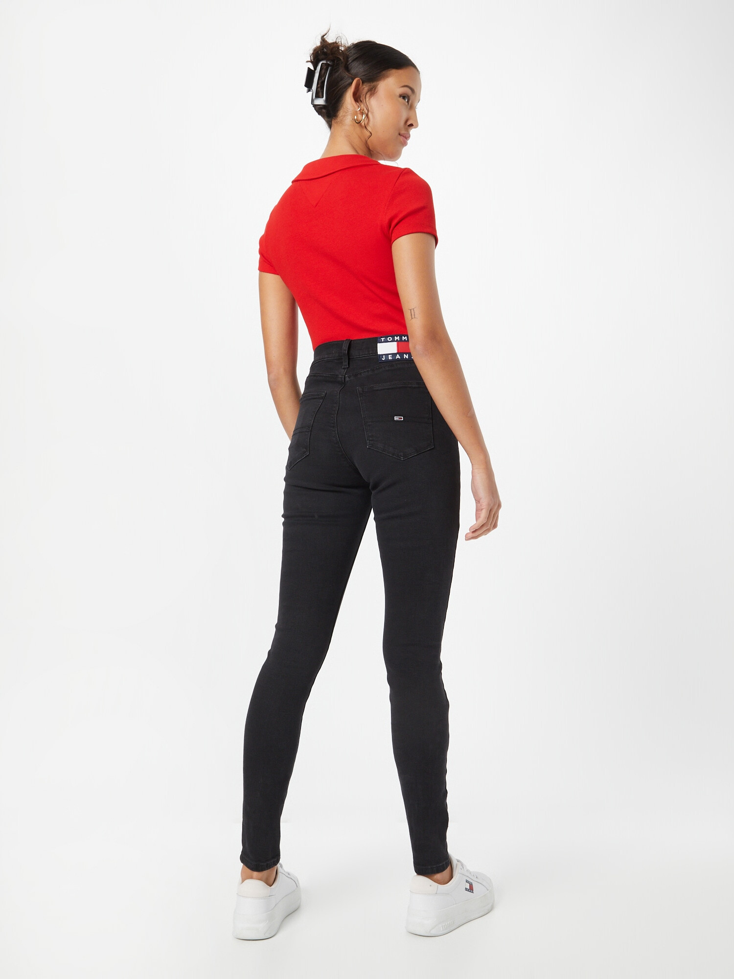 Tommy Jeans Jeans 'SYLVIA' negru denim - Pled.ro