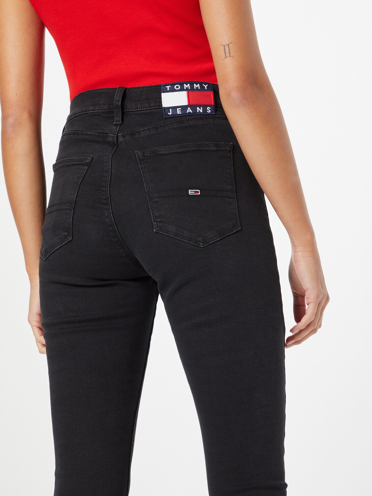 Tommy Jeans Jeans 'SYLVIA' negru denim - Pled.ro