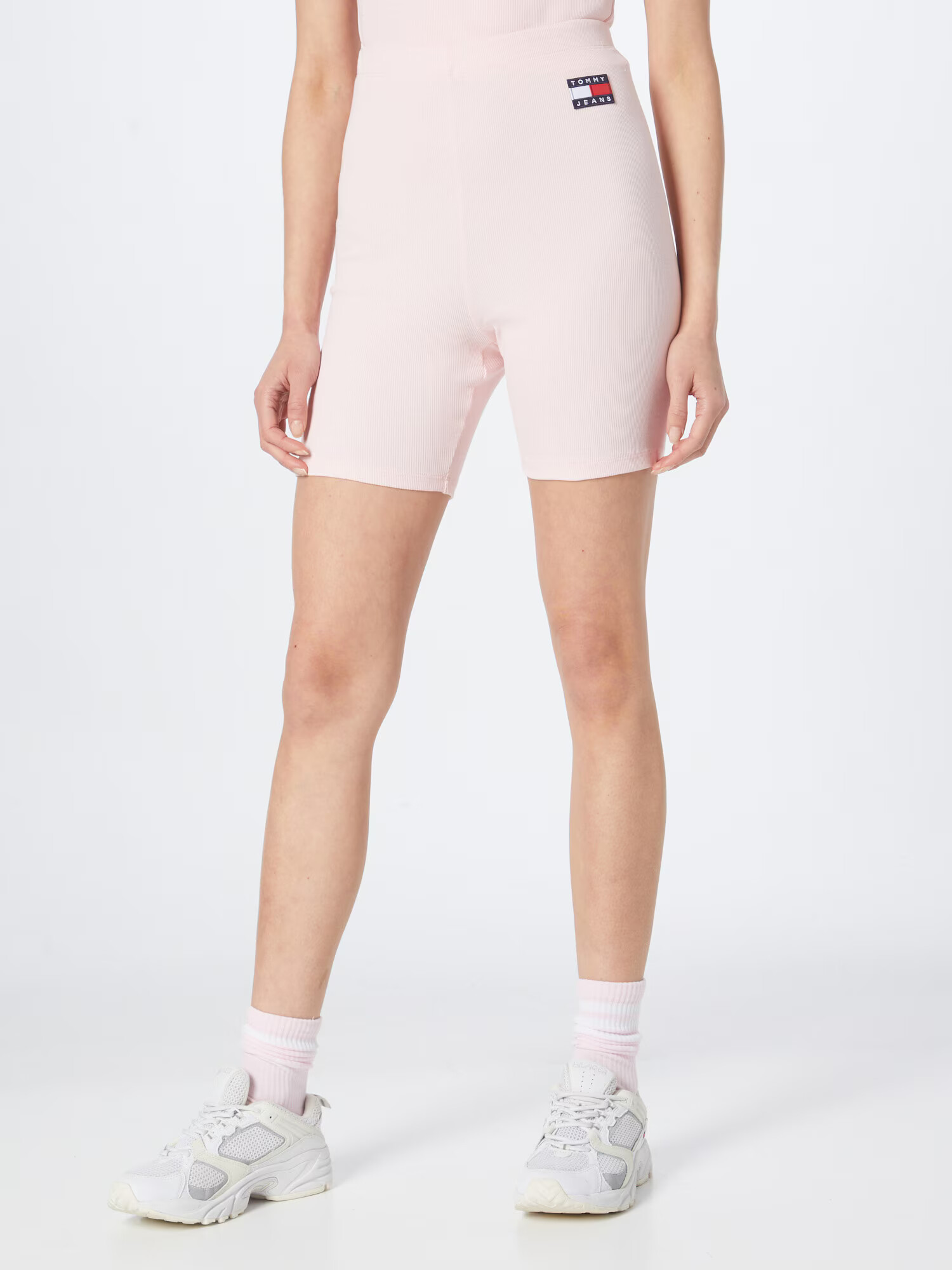 Tommy Jeans Leggings albastru marin / roz pastel / roșu rodie / alb - Pled.ro