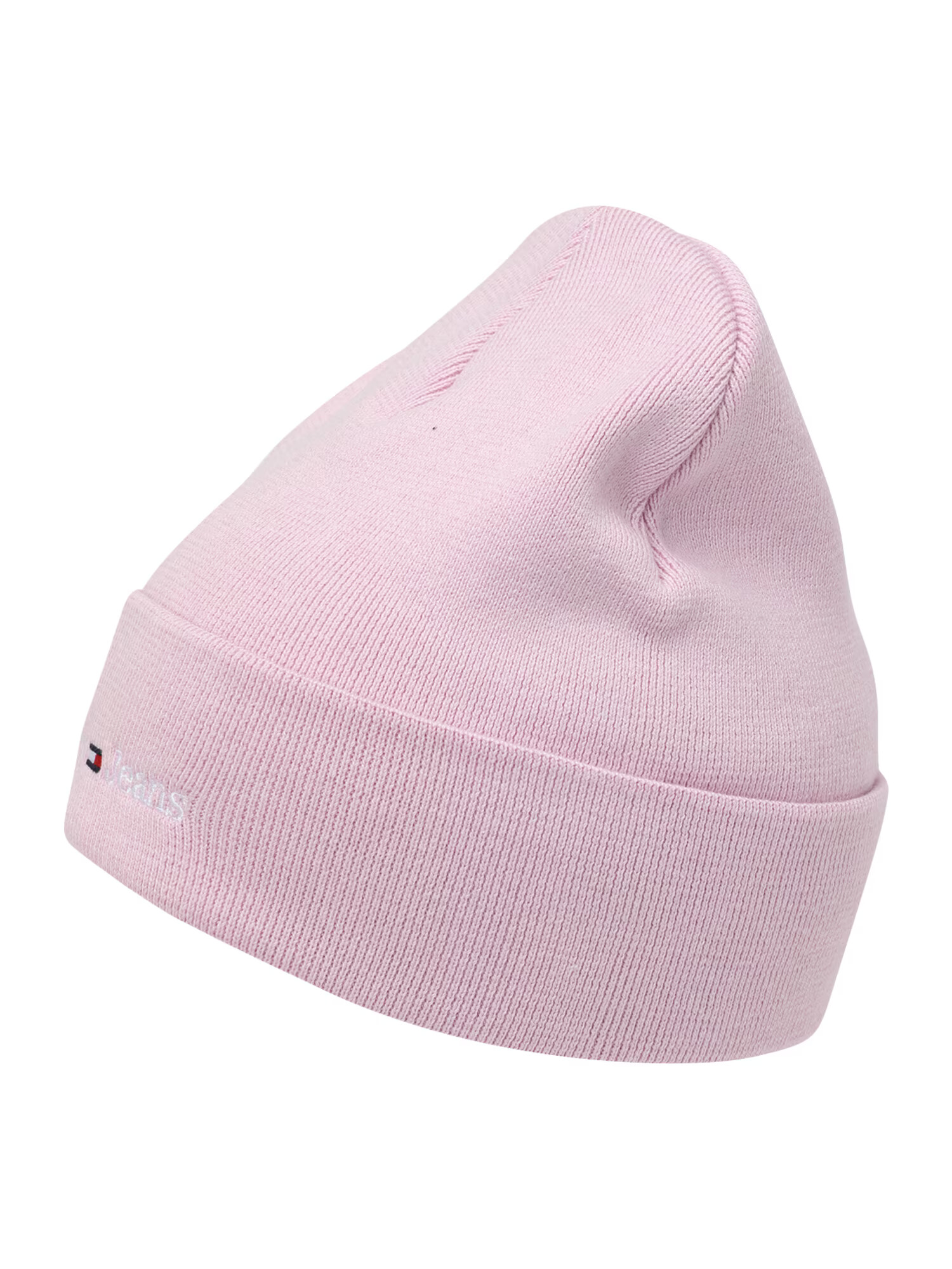 Tommy Jeans Căciulă 'BEANIE' bleumarin / roz pal / alb - Pled.ro