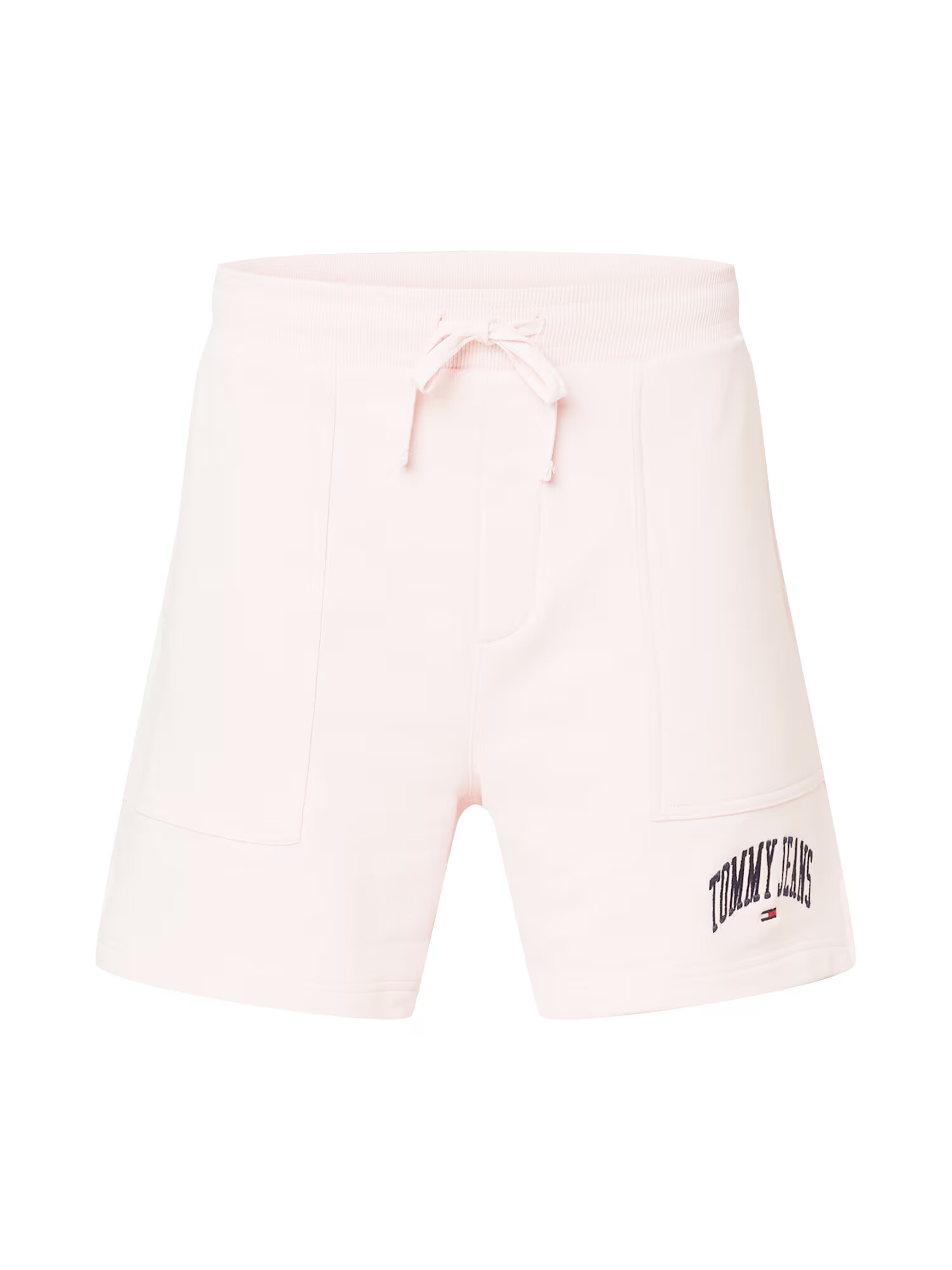 Tommy Jeans Pantaloni albastru marin / roz pastel - Pled.ro